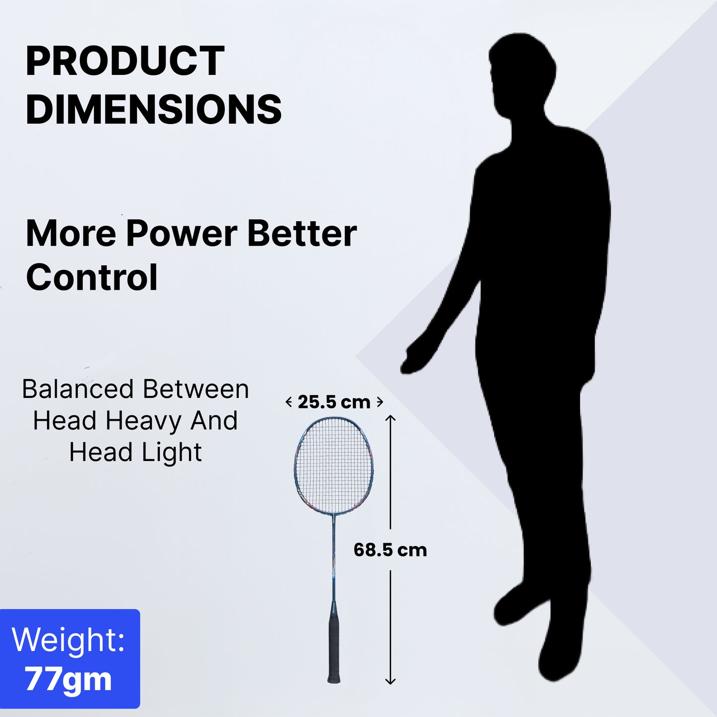 Strauss Badminton Racket - Lightweight for kids