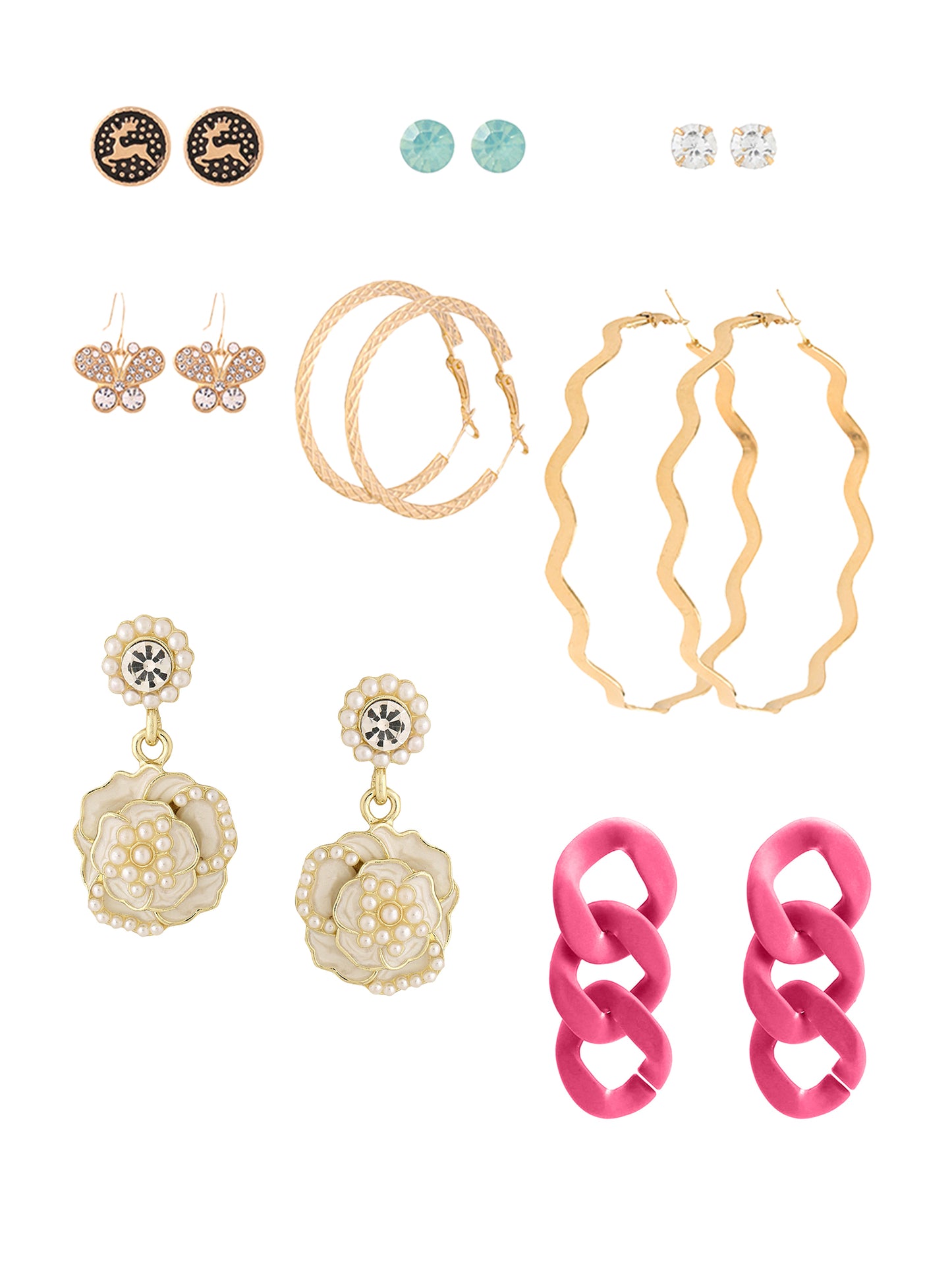 Yellow Chimes contemporary earrings - great for formal events