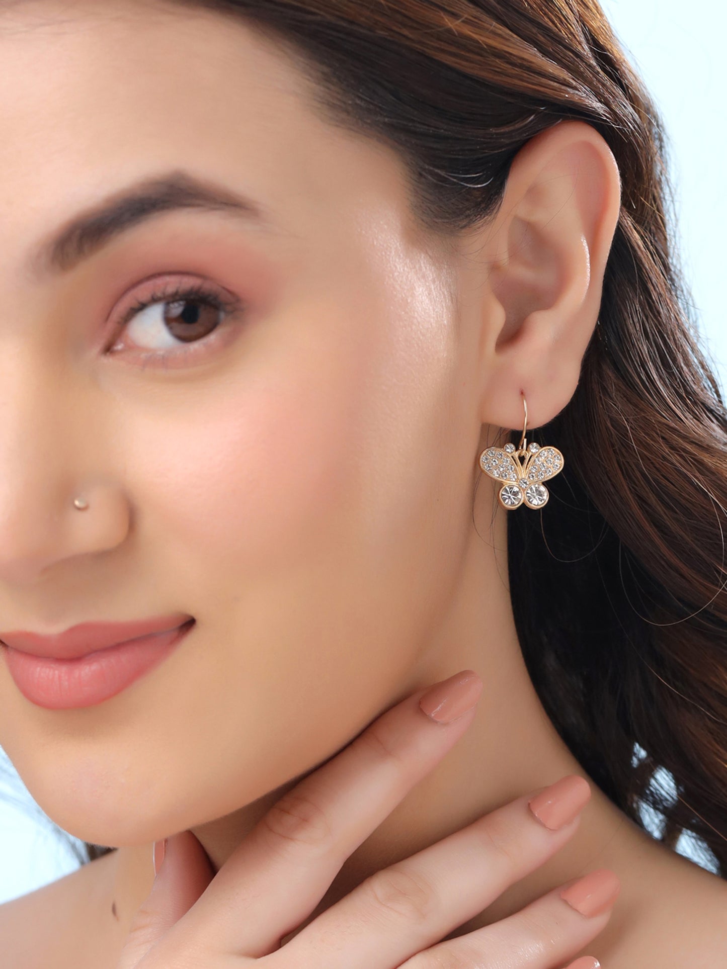 Yellow Chimes gold hoop earrings - perfect for daily wear