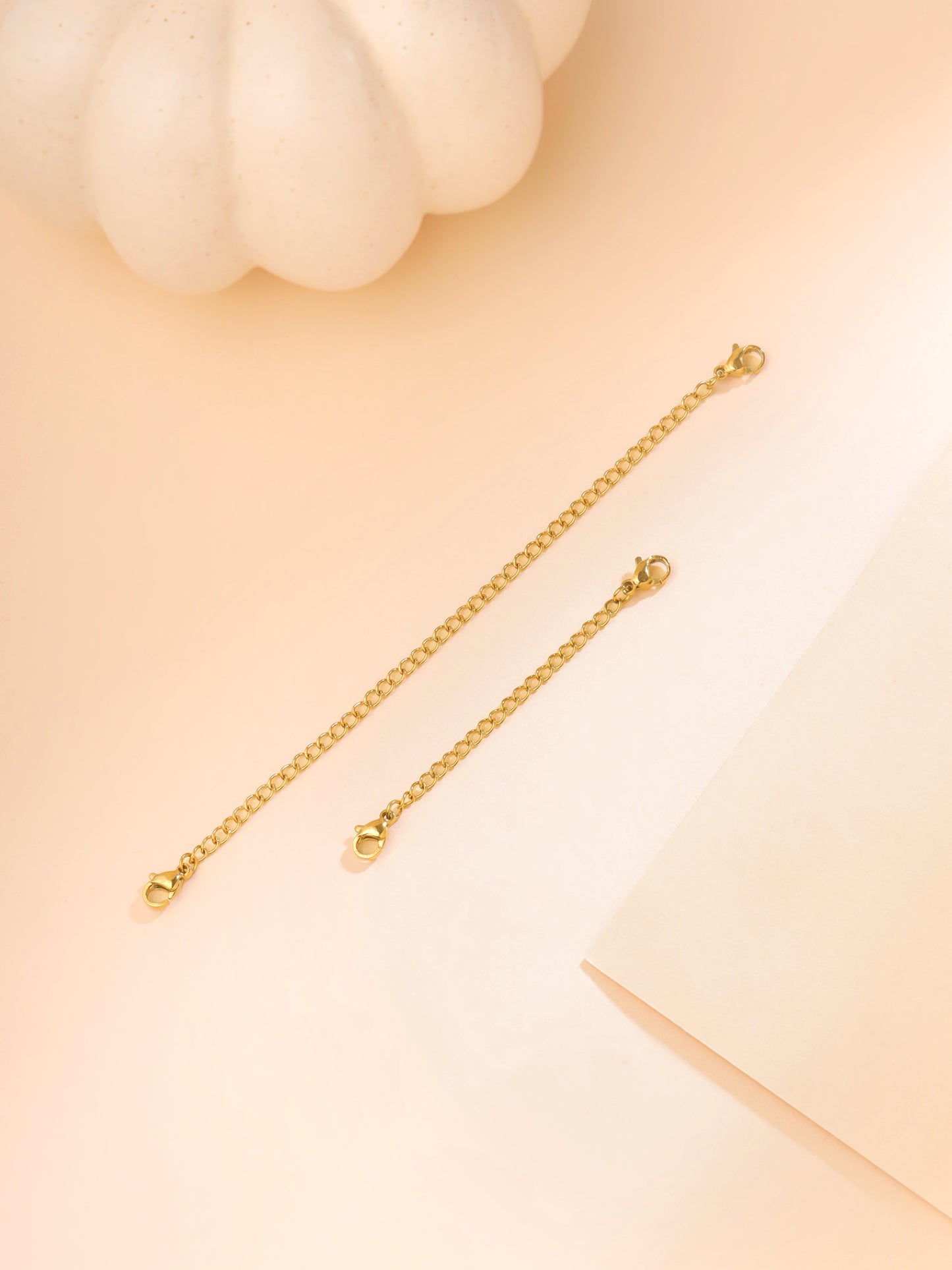 Yellow Chimes silver extender set - for elegant jewelry styling