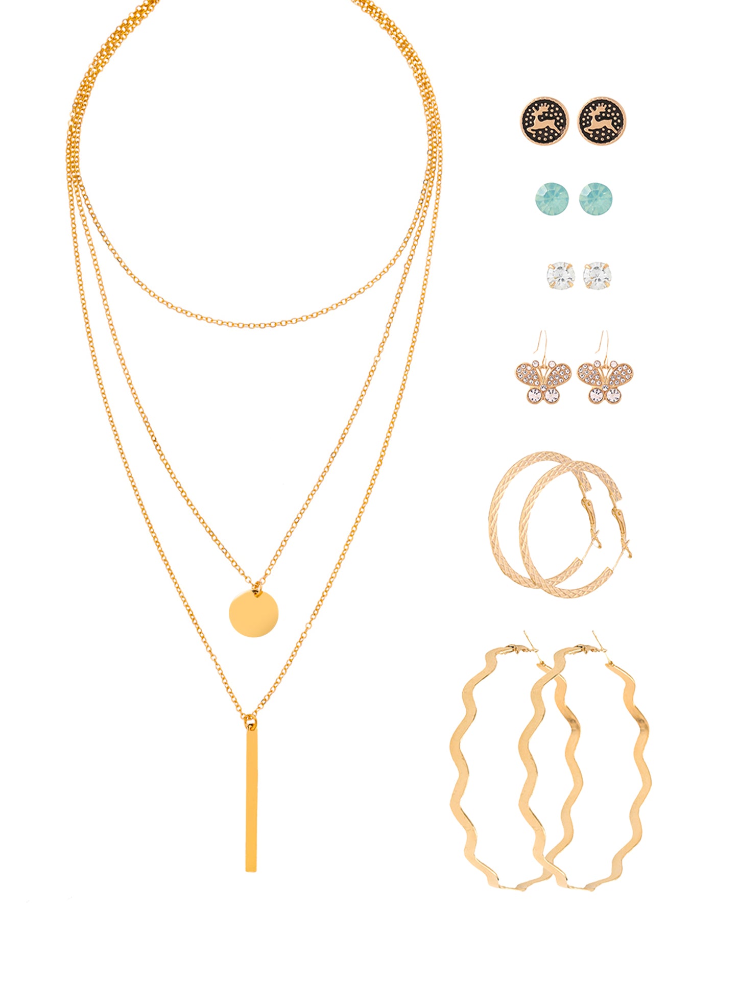 Yellow Chimes jewelry set - perfect for anniversaries