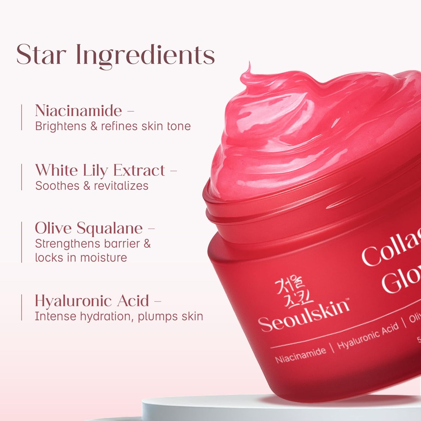 Seoul Skin Collagen Jelly Glow Cream - Rejuvenating night care