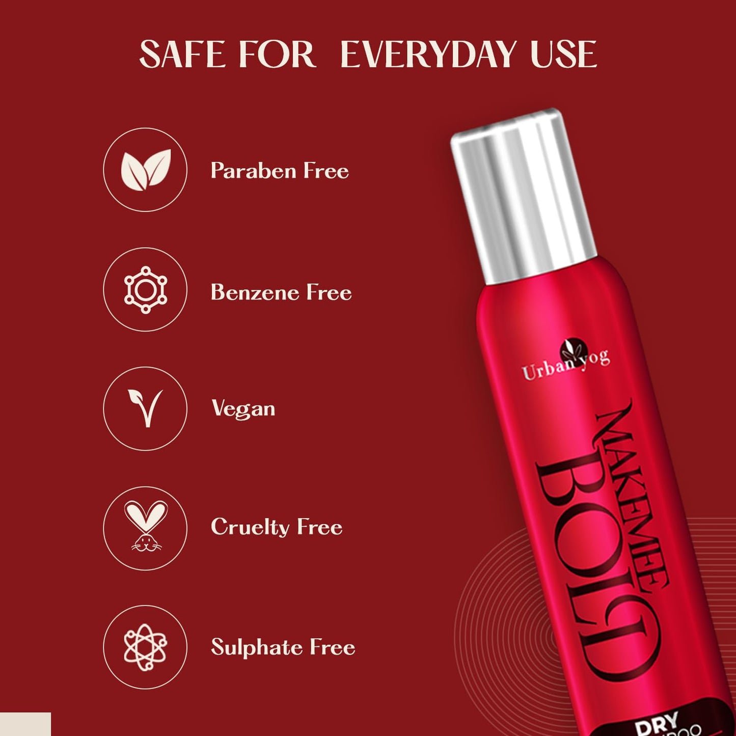 Urban Yog MakeMeeBold Dry Shampoo - Quick hair refresh