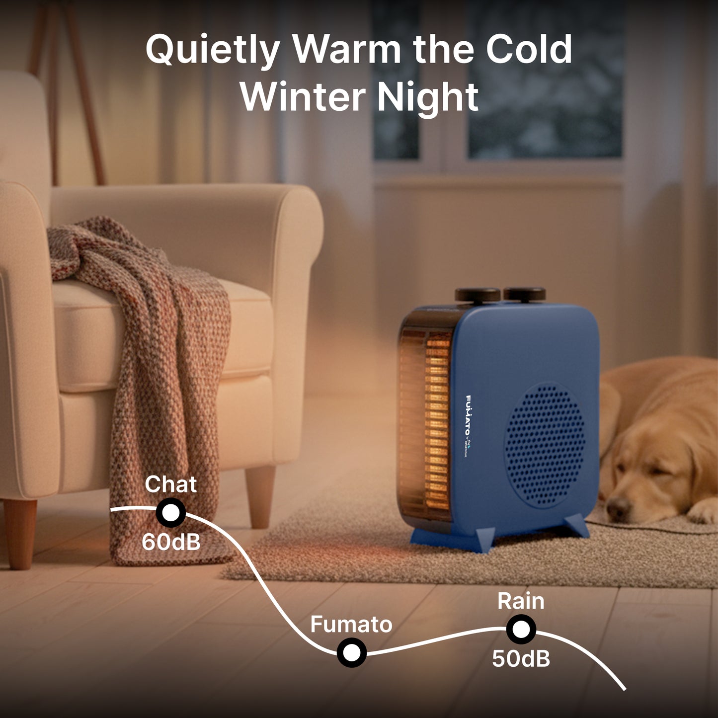 Fumato Room Warmer - Compact heater for guest rooms