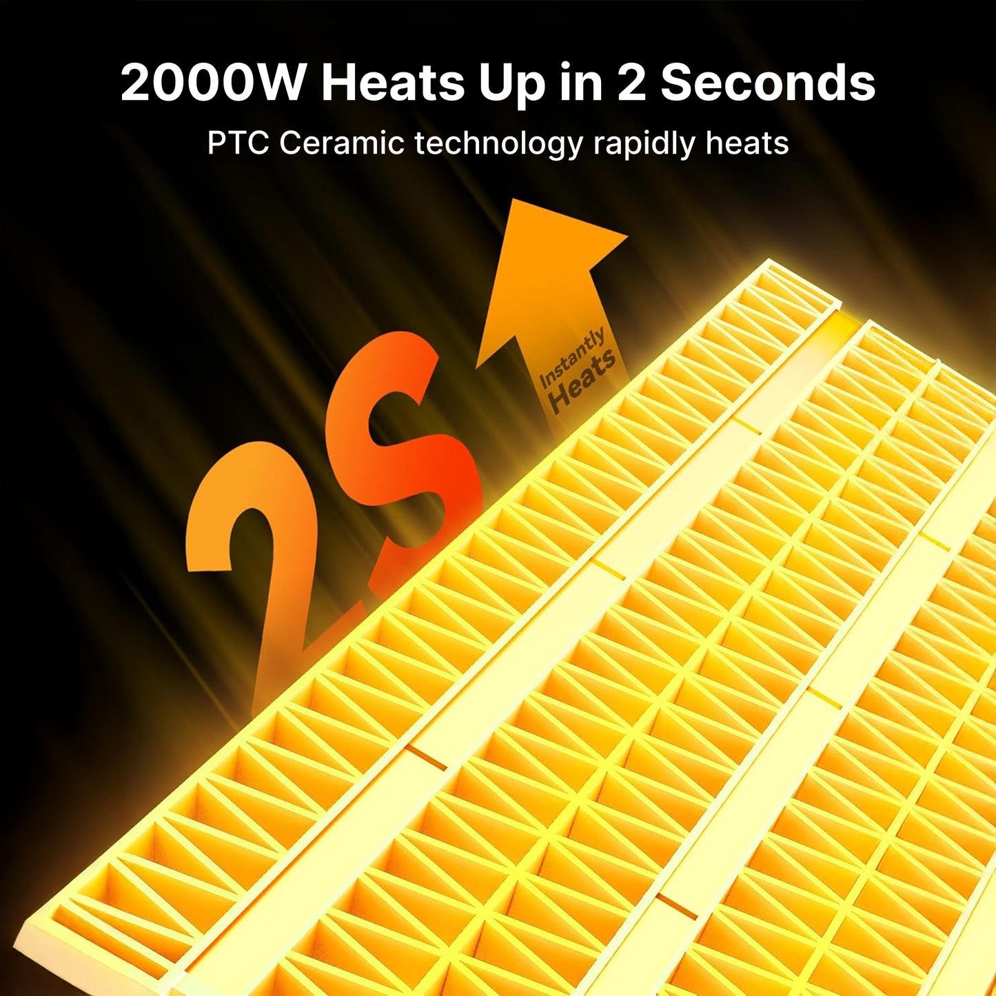 Fumato electric heater - stylish addition to any bedroom