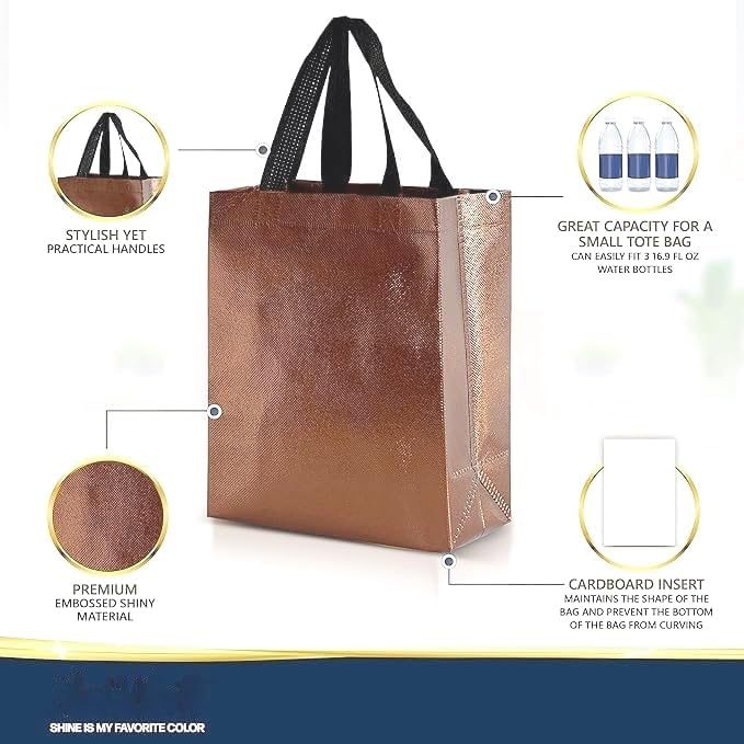 Evafly gift bag - Eco-friendly shiny metallic gift bag