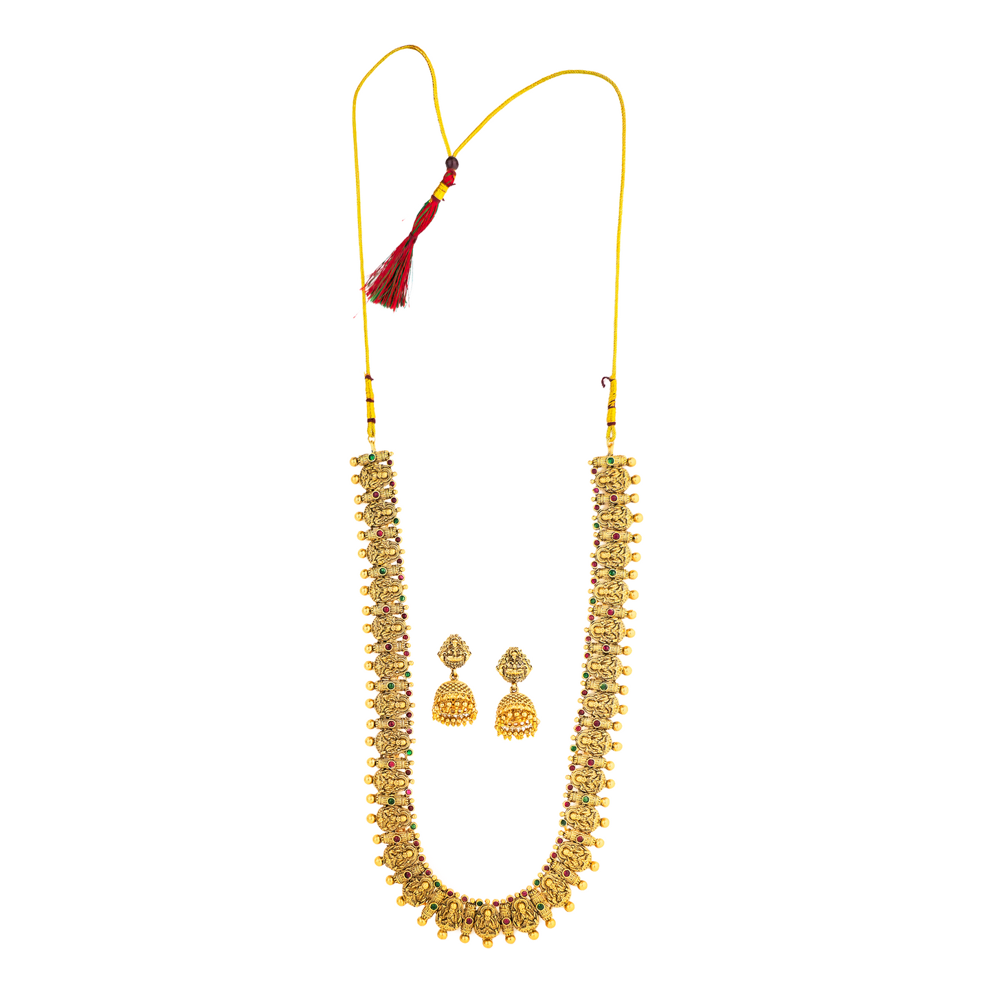 Yellow Chimes traditional earrings - enhance ethnic attire