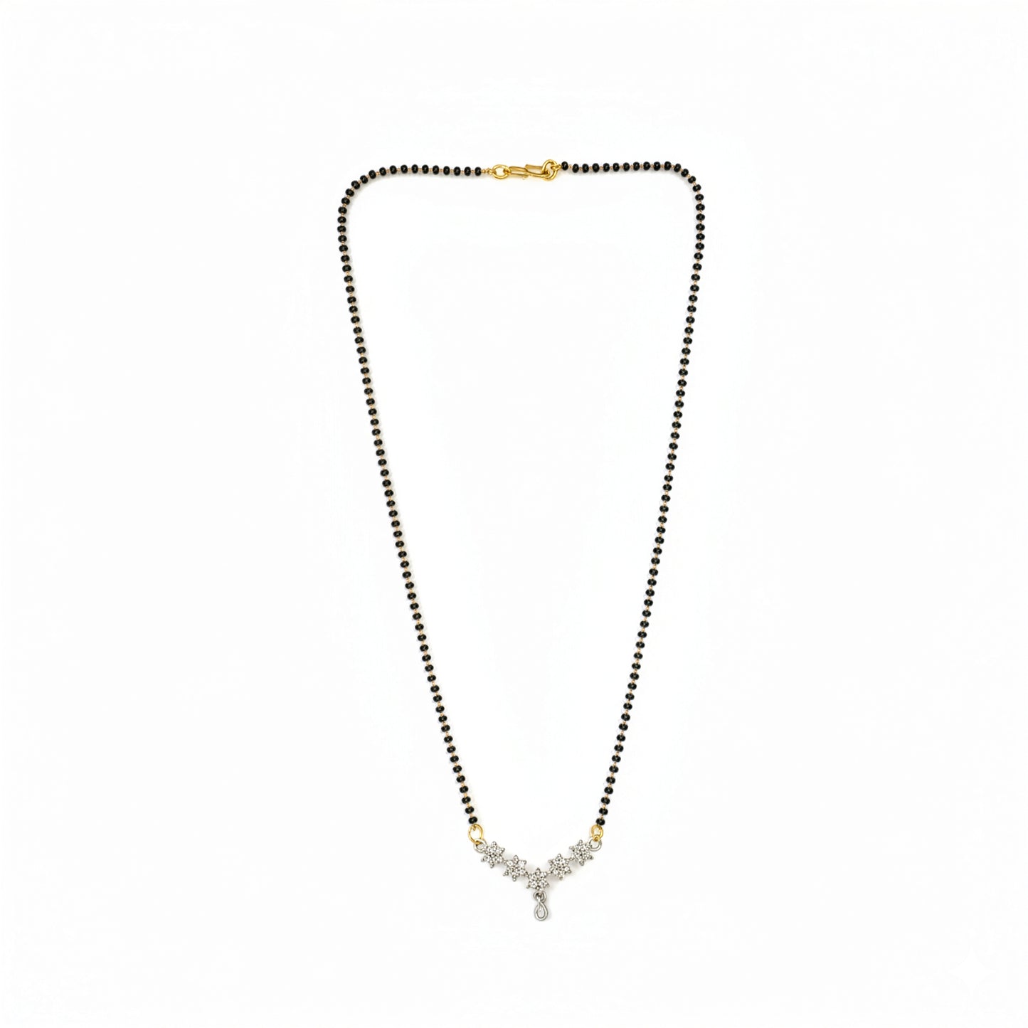 Yellow Chimes floral design mangalsutra - beautiful gift choice