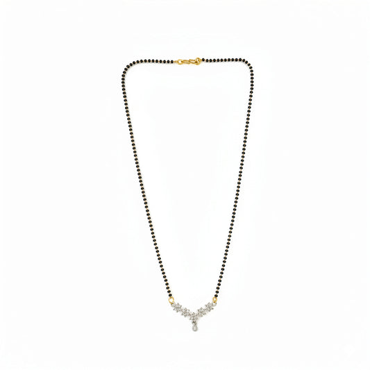 Yellow Chimes floral design mangalsutra - beautiful gift choice