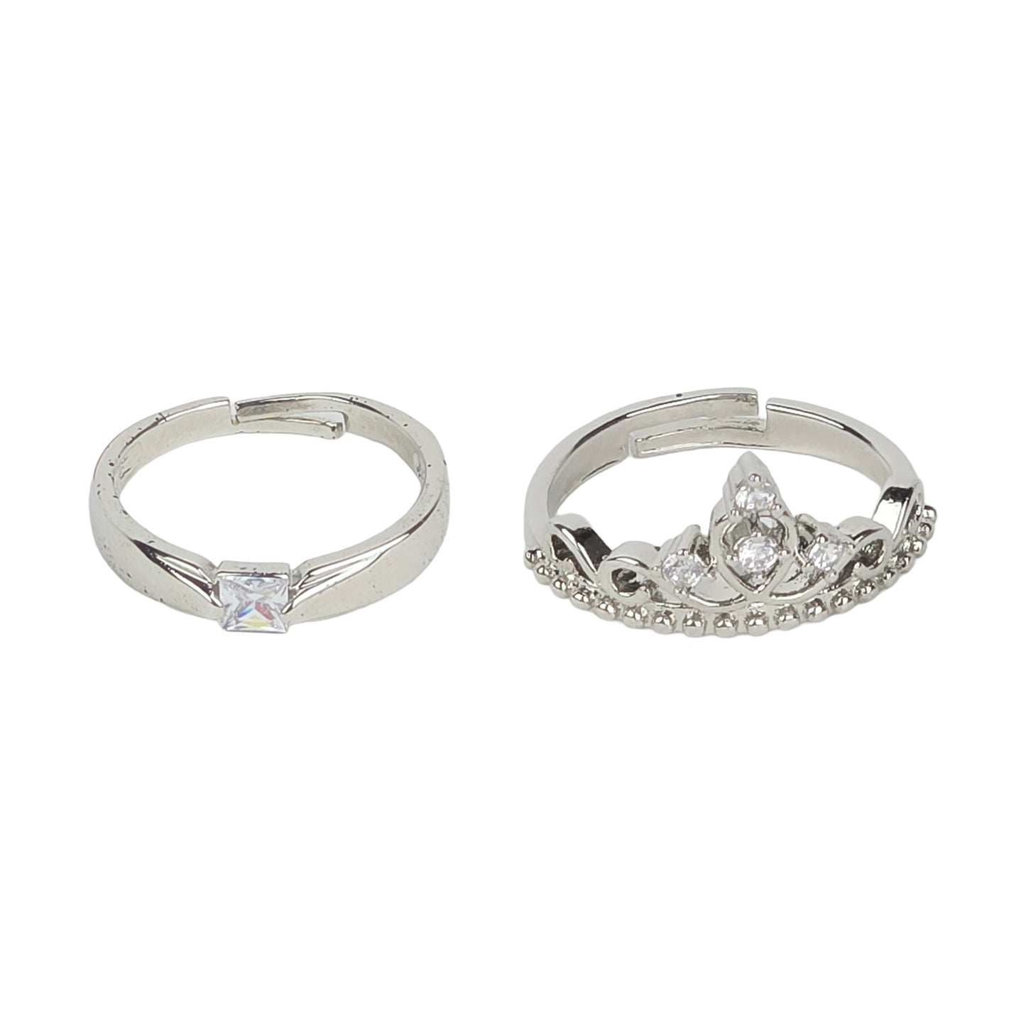 Yellow Chimes Matching Couple Ring Set - Celebrate Your Love