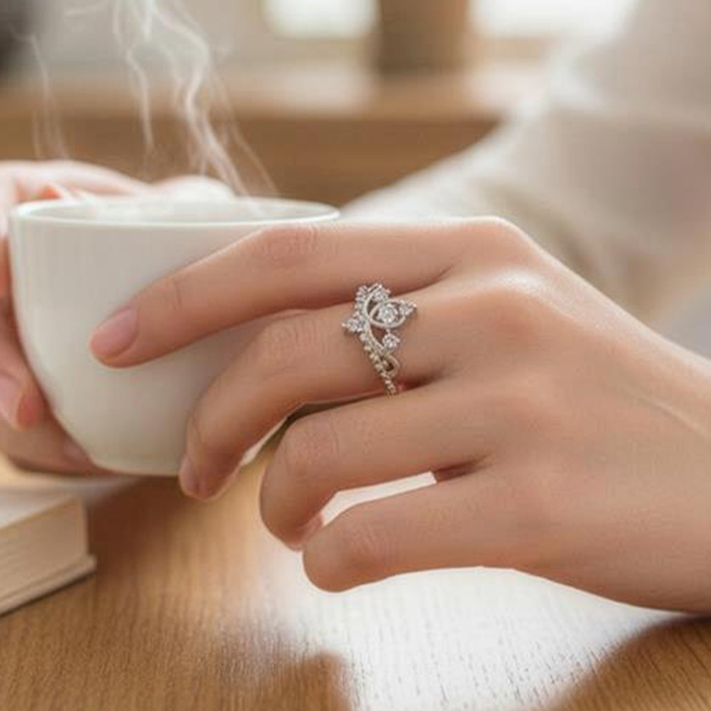 Yellow Chimes Zircon Stone Ring - Stylish Daily Wear