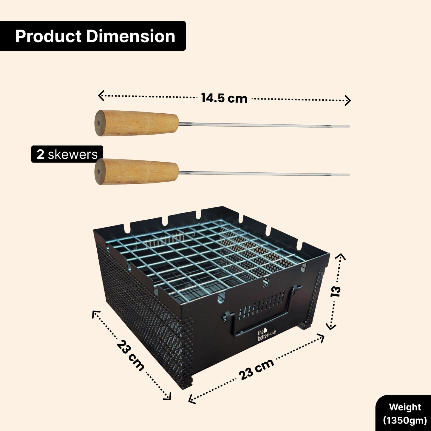 The Better Home portable barbecue grill - backyard parties
