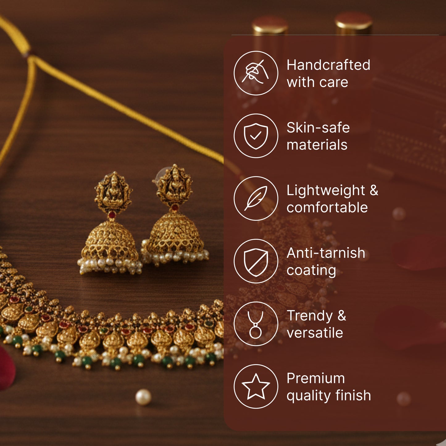 Yellow Chimes jhumka earrings - ethnic celebration accessory