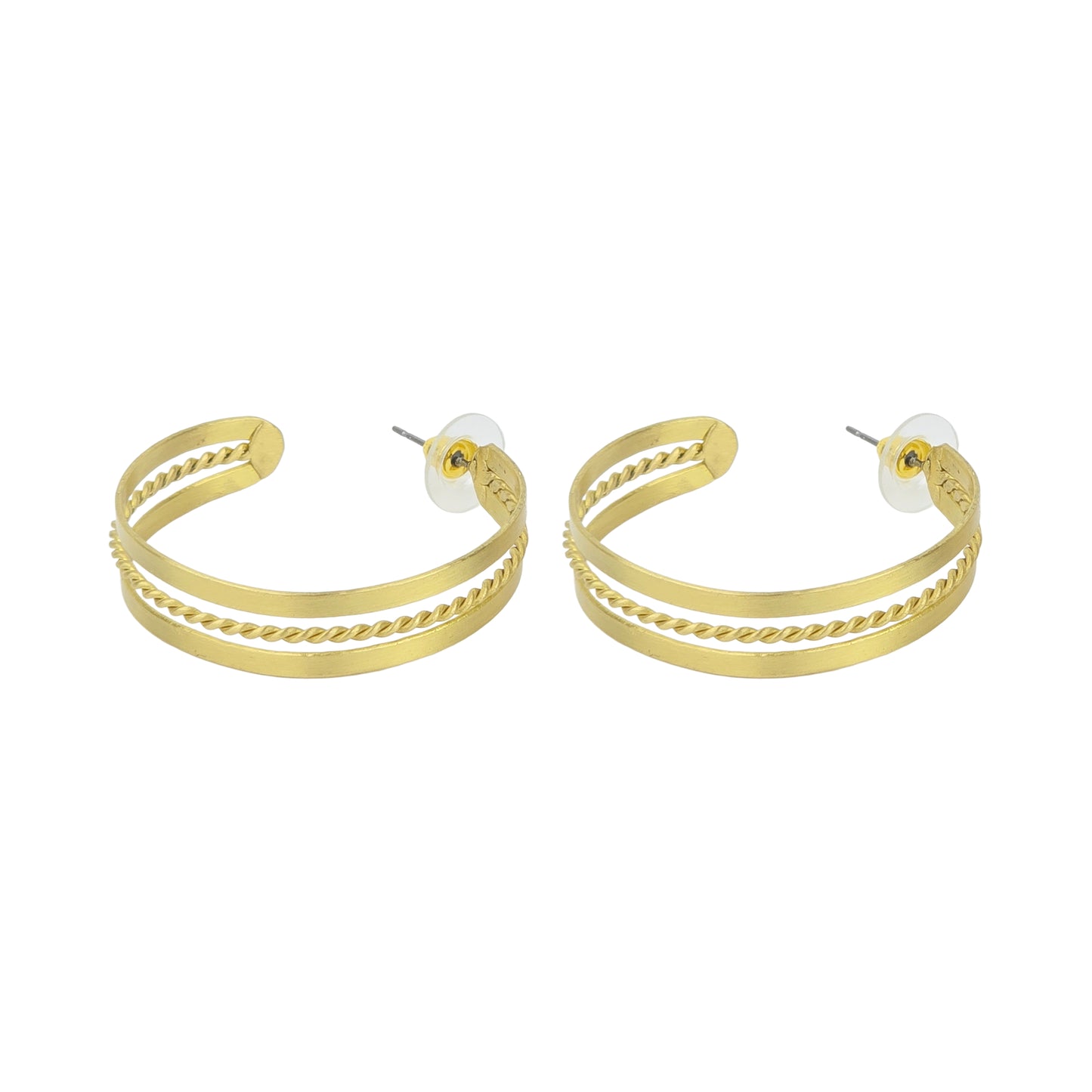 Yellow Chimes modern earrings - women's fashion