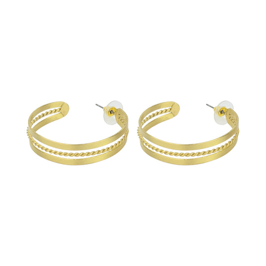 Yellow Chimes modern earrings - women's fashion