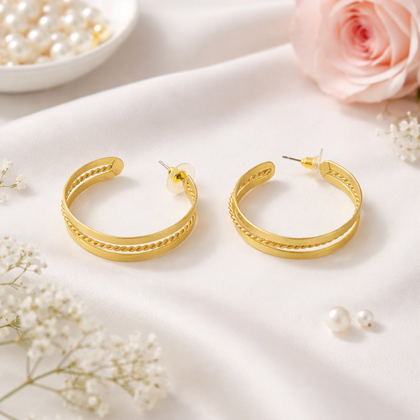 Yellow Chimes stylish earrings - festive events