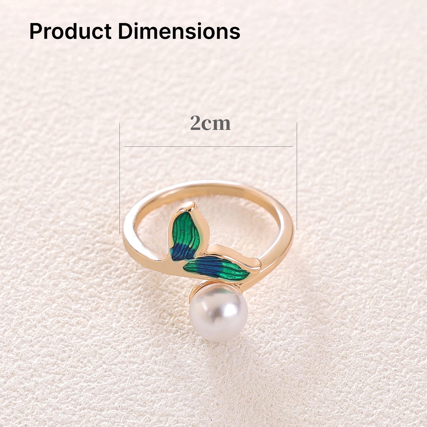 Yellow Chimes gold plated ring - Adjustable size and comfort