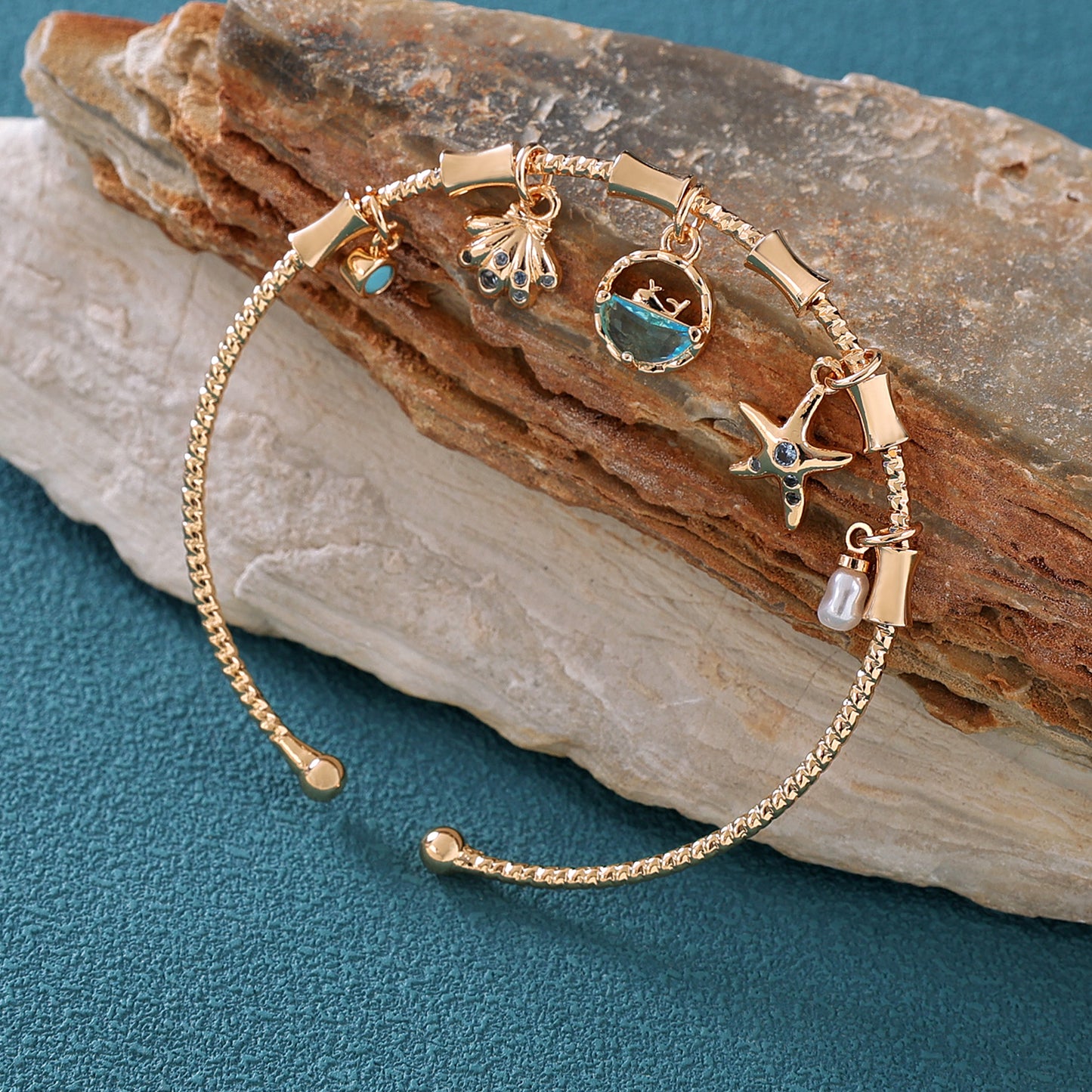 Yellow Chimes gold plated bracelet - Casual outings