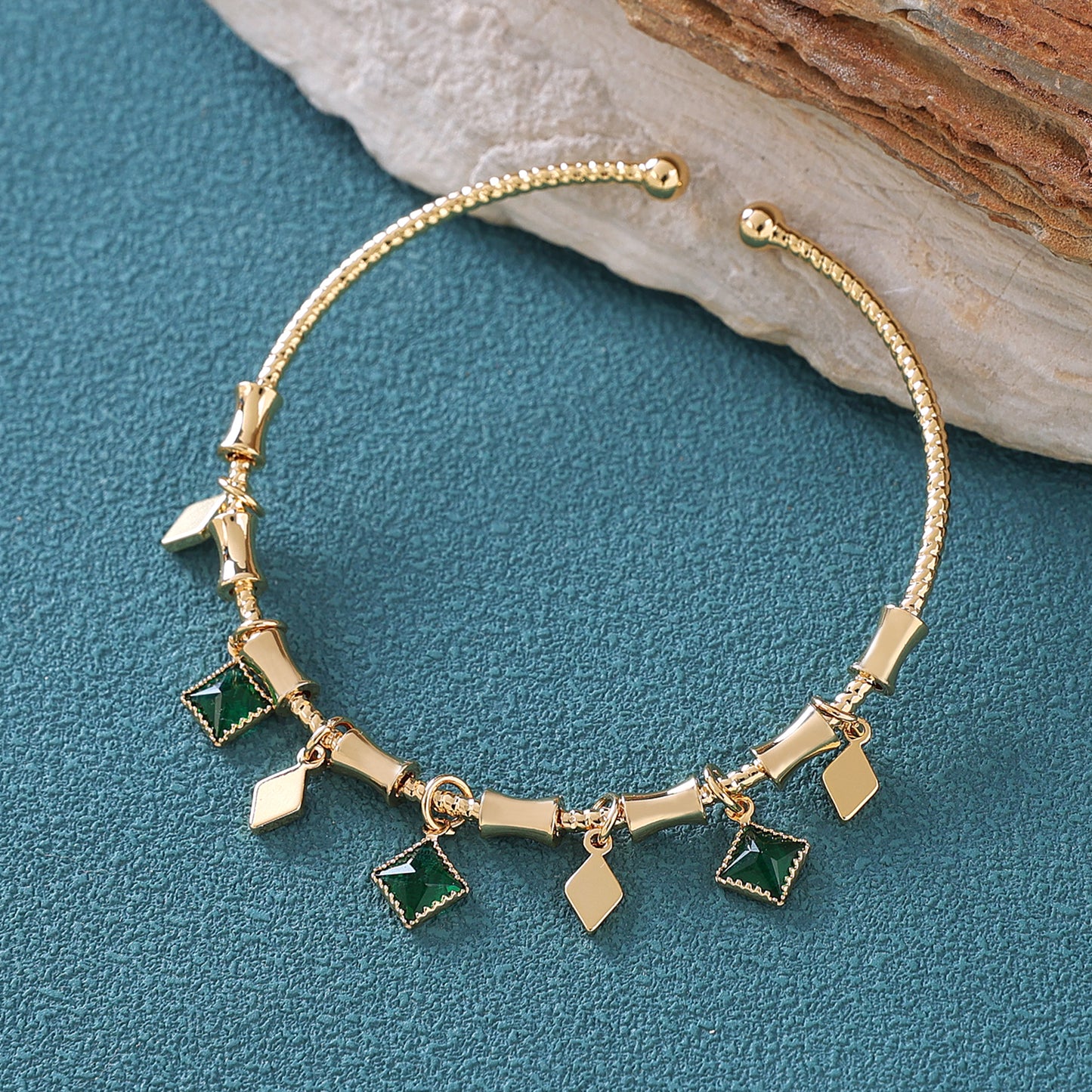 Yellow Chimes charm bracelet - perfect for casual outings