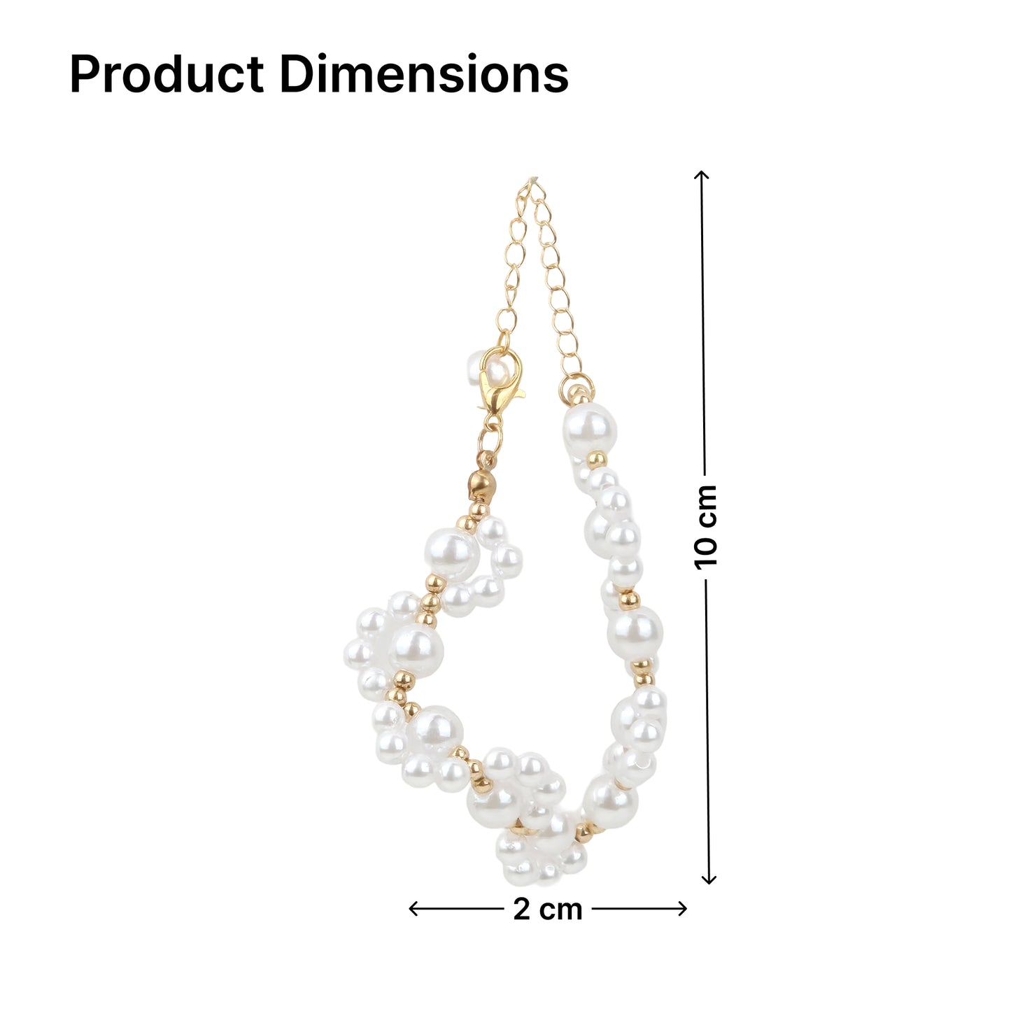 Yellow Chimes pearl bracelet - Ideal for casual outings