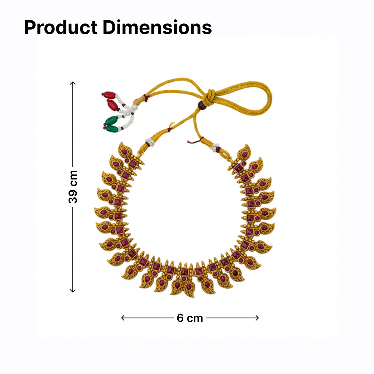 Yellow Chimes ruby stone earrings - elegant style statement