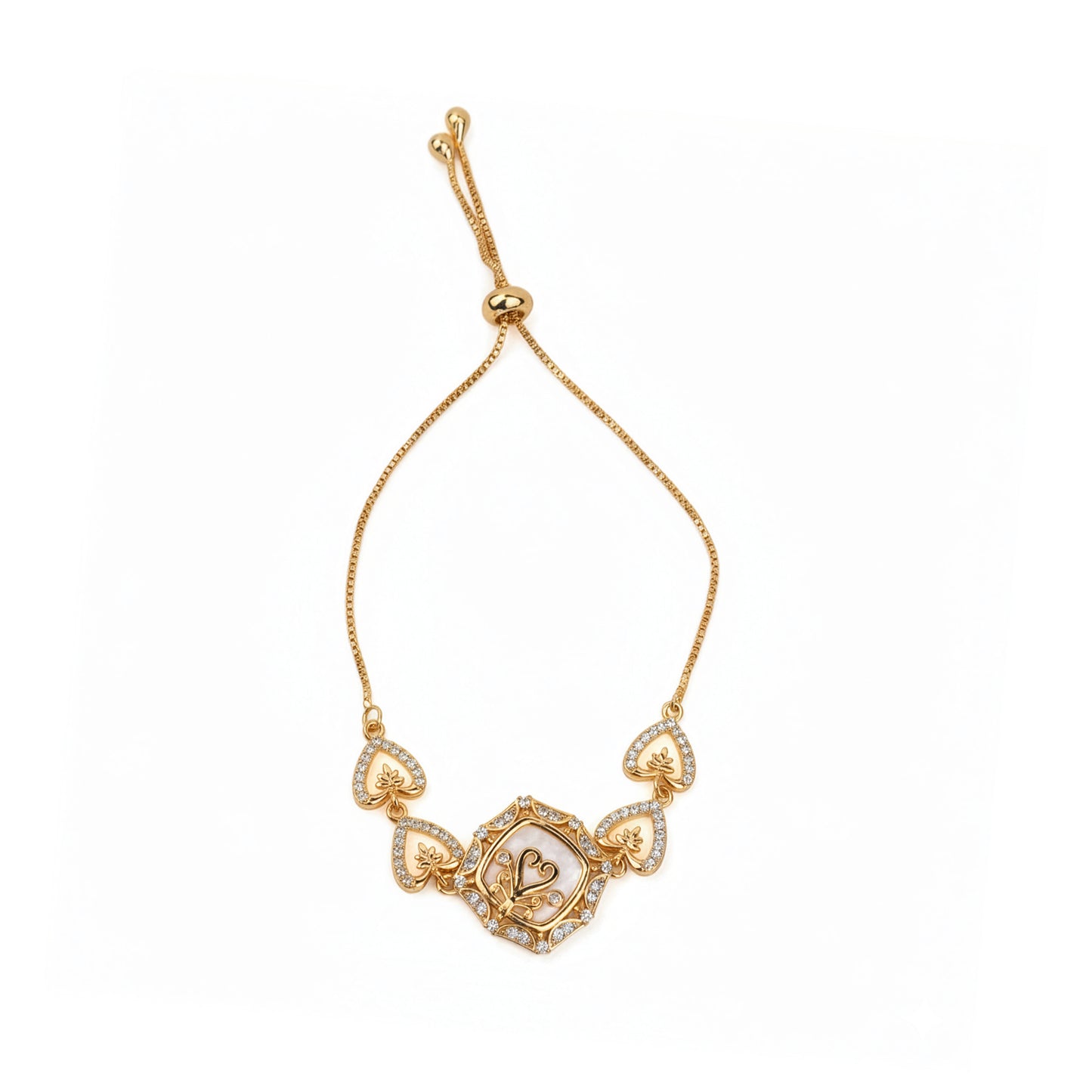 Yellow Chimes adjustable chain bracelet - daily wear