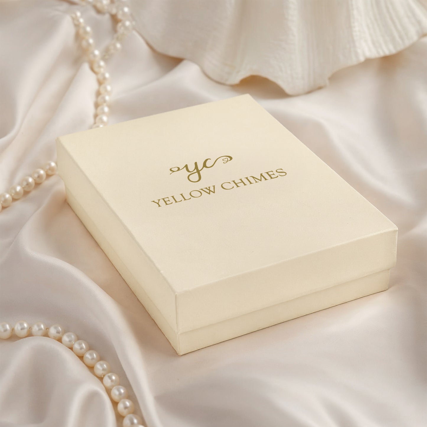 Yellow Chimes Elegant Pearl Necklace - Traditional Events