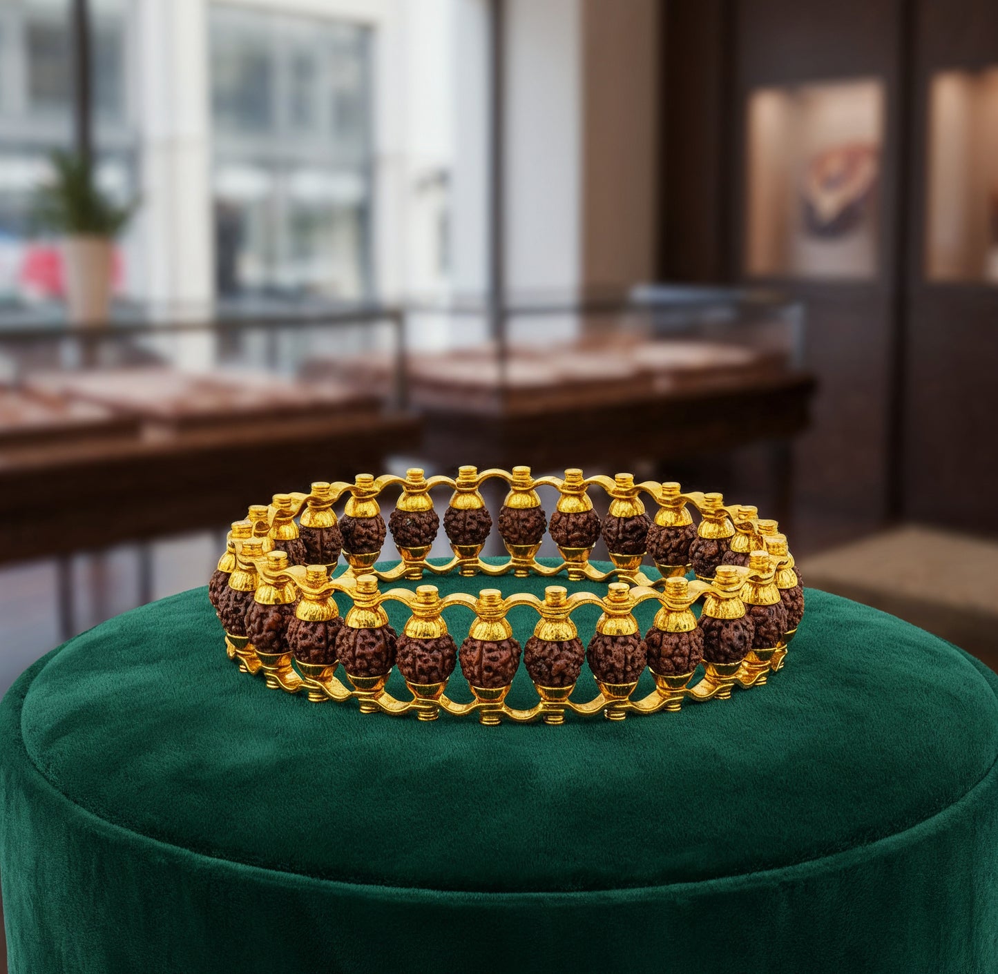 Yellow Chimes men's gold bracelet - birthday gift for him