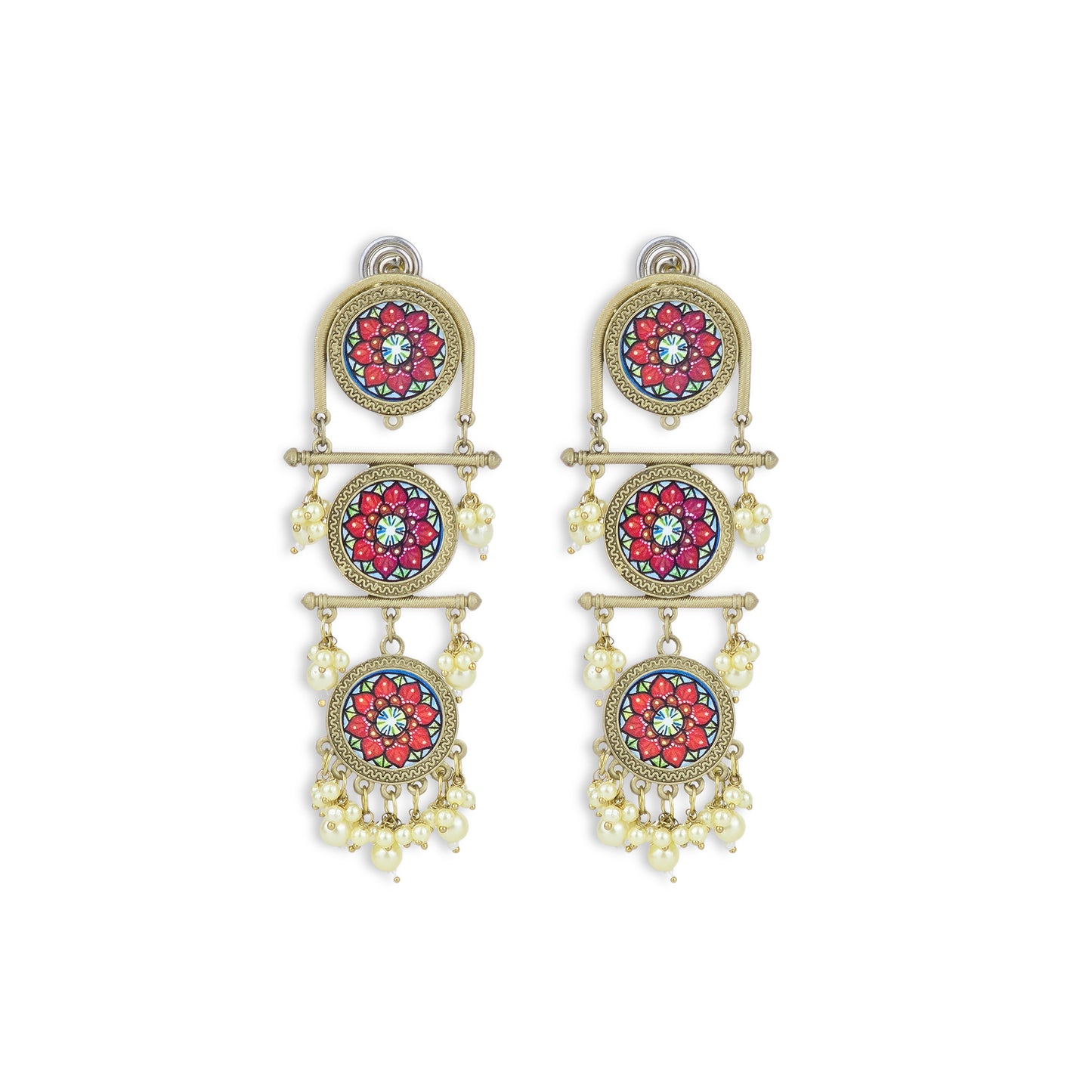 Yellow Chimes comfortable drop earrings - versatile for every occasion