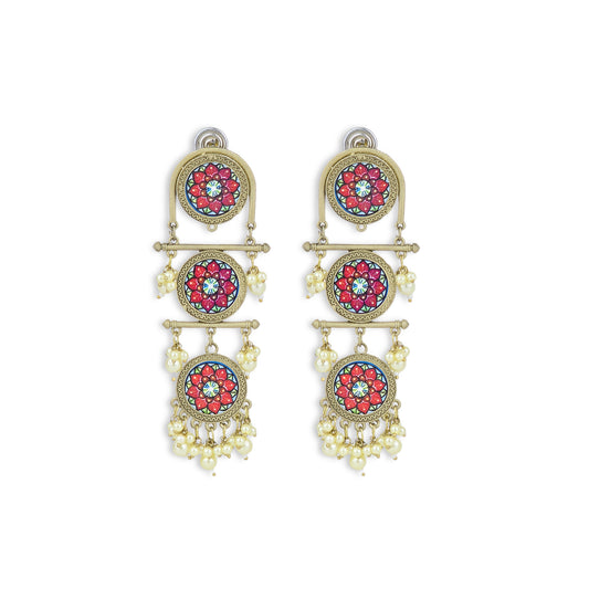 Yellow Chimes comfortable drop earrings - versatile for every occasion
