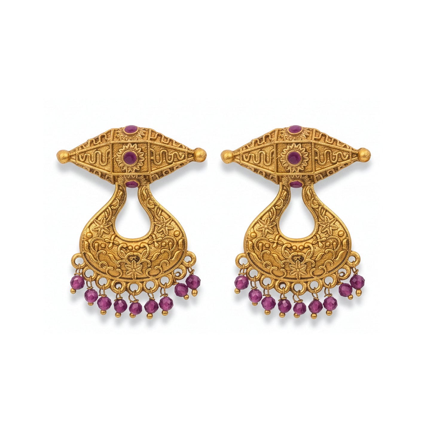 Yellow Chimes glamorous drop earrings - versatile accessory