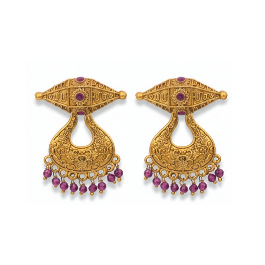 Yellow Chimes glamorous drop earrings - versatile accessory