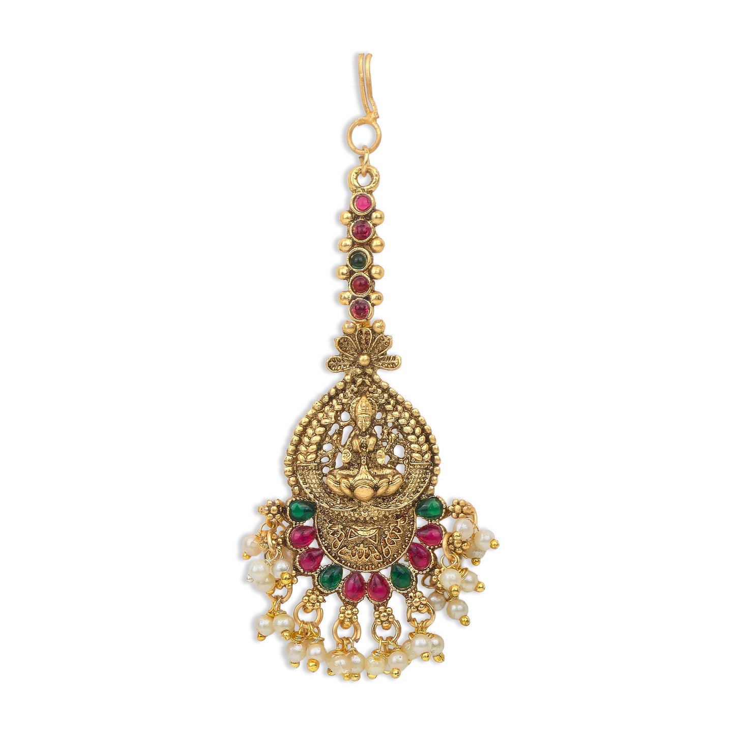 Yellow Chimes lightweight maang tikka - comfortable wear