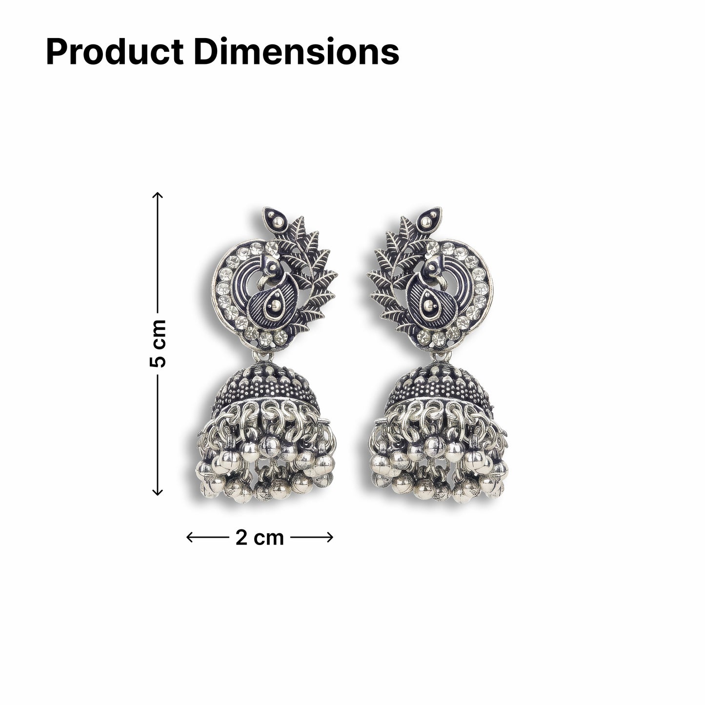 Yellow Chimes trendy jhumkas - versatile styling