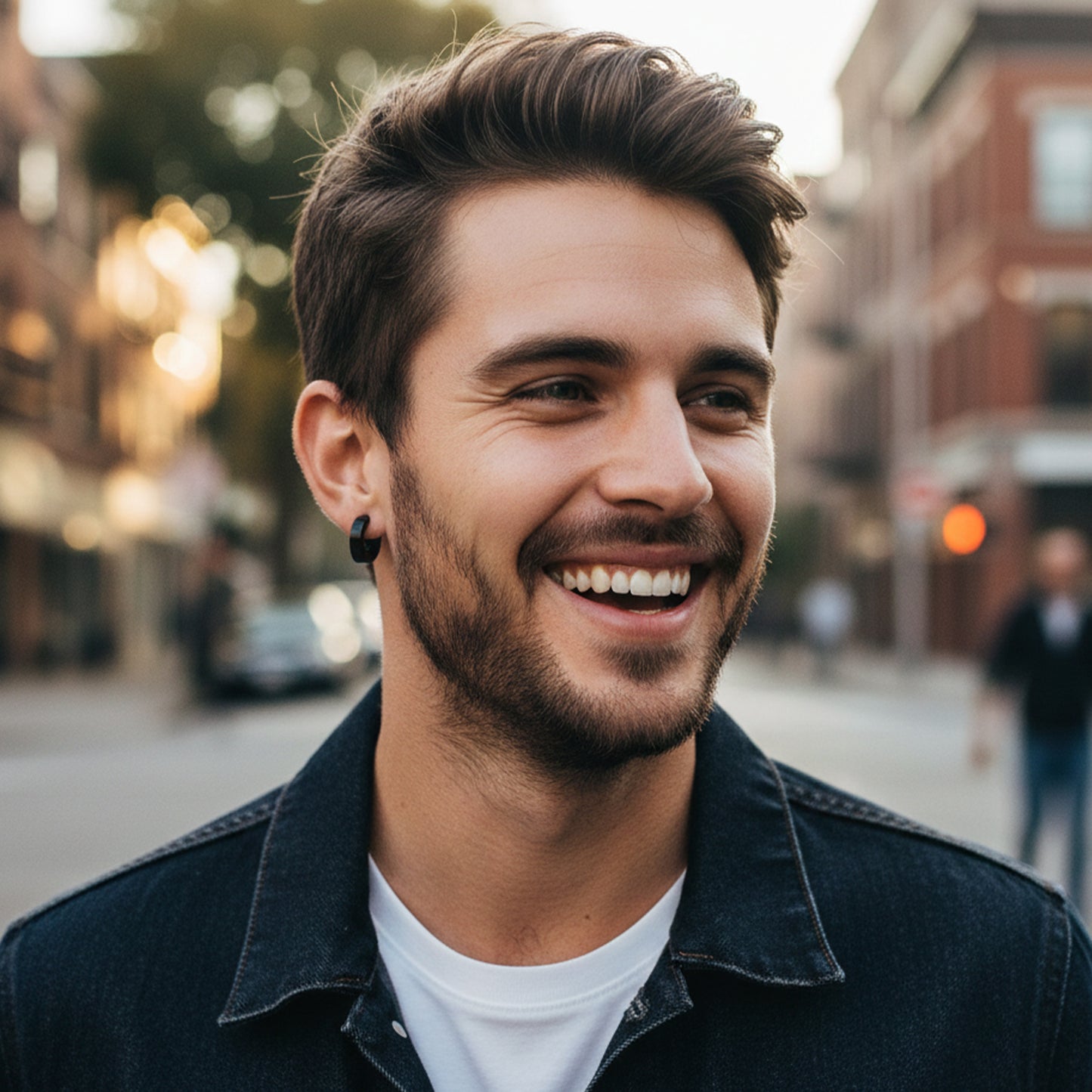 Yellow Chimes rhodium plated earrings - Stylish office wear