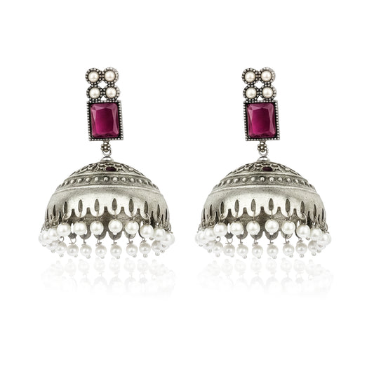 Yellow Chimes elegant silver earrings - everyday wear