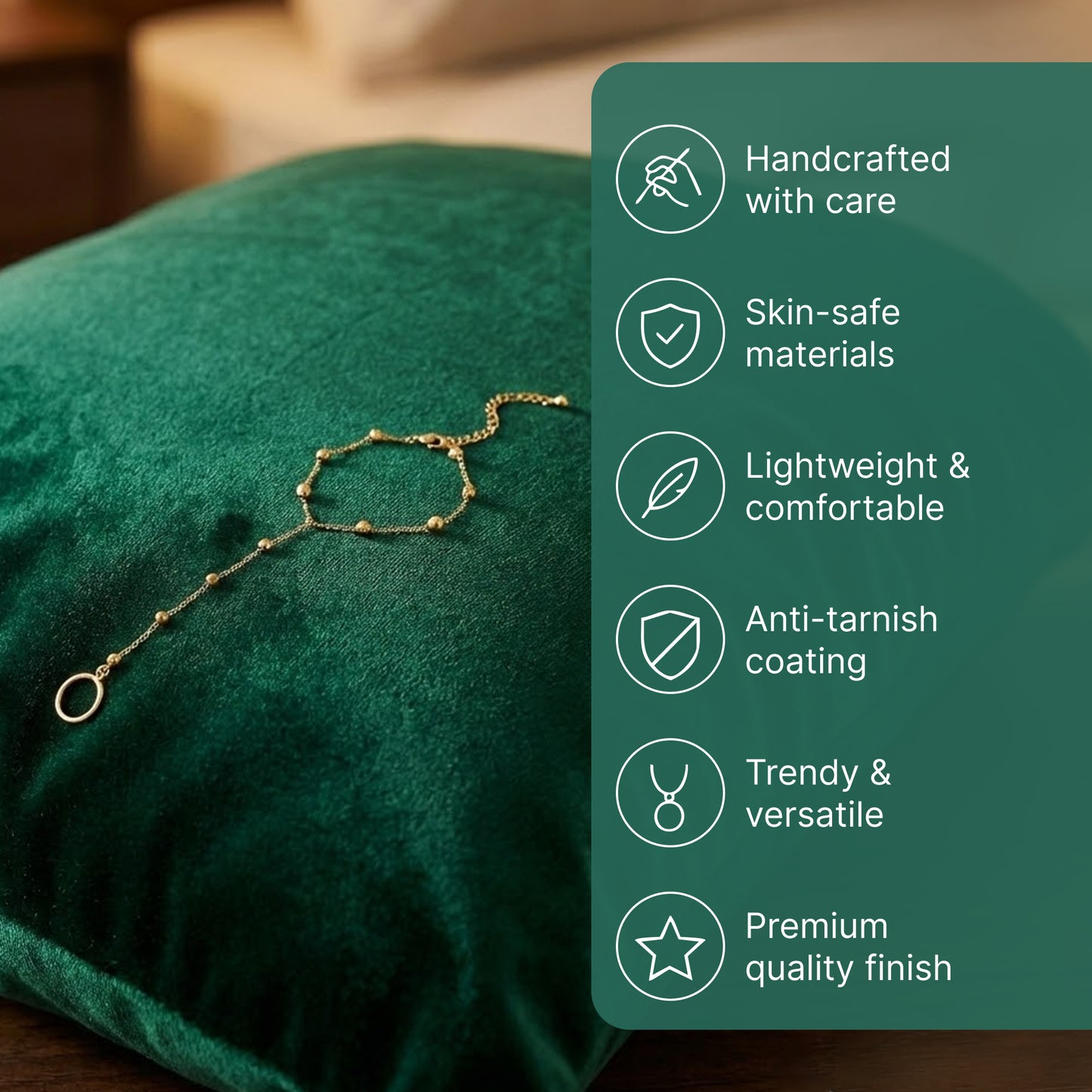 Yellow Chimes black adjustable rings - perfect gift for girls