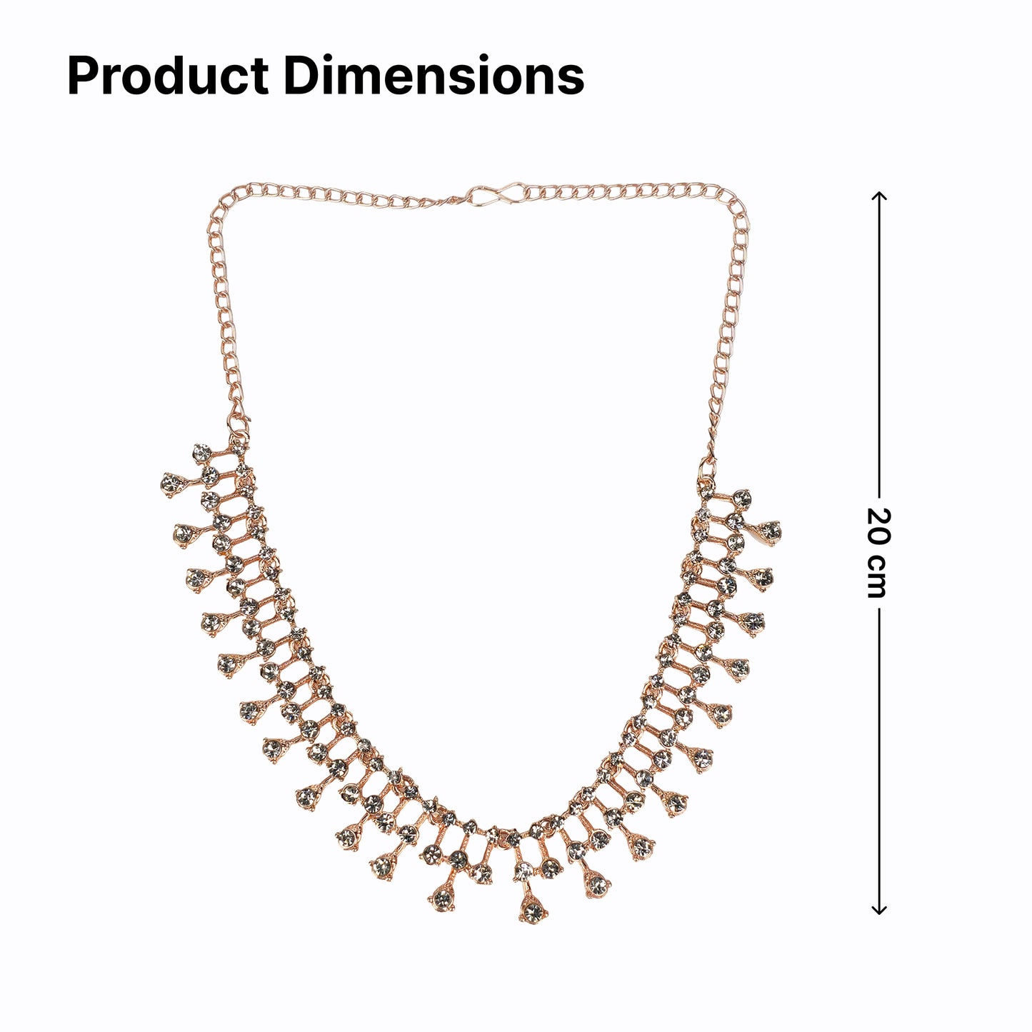 Yellow Chimes Rose Gold Earrings - Enhance Your Look