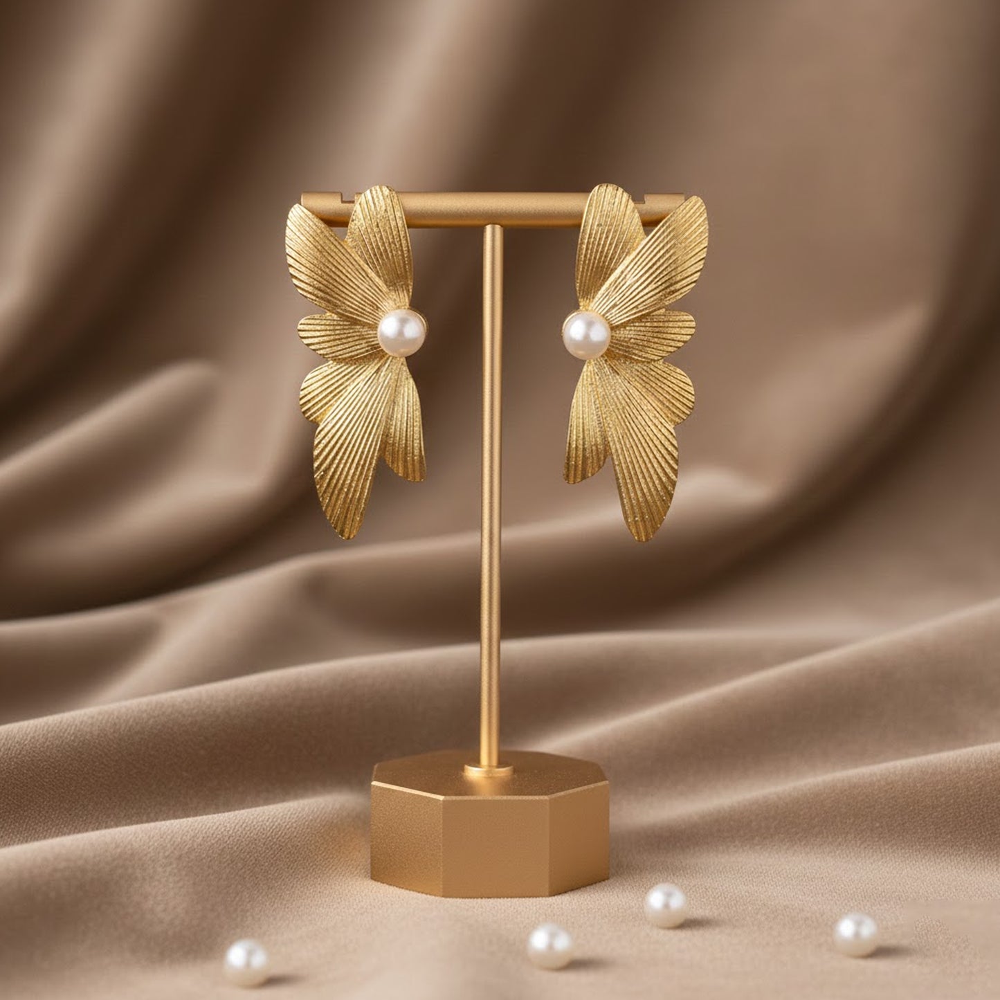 Yellow Chimes earrings - Floral design for stylish outfits