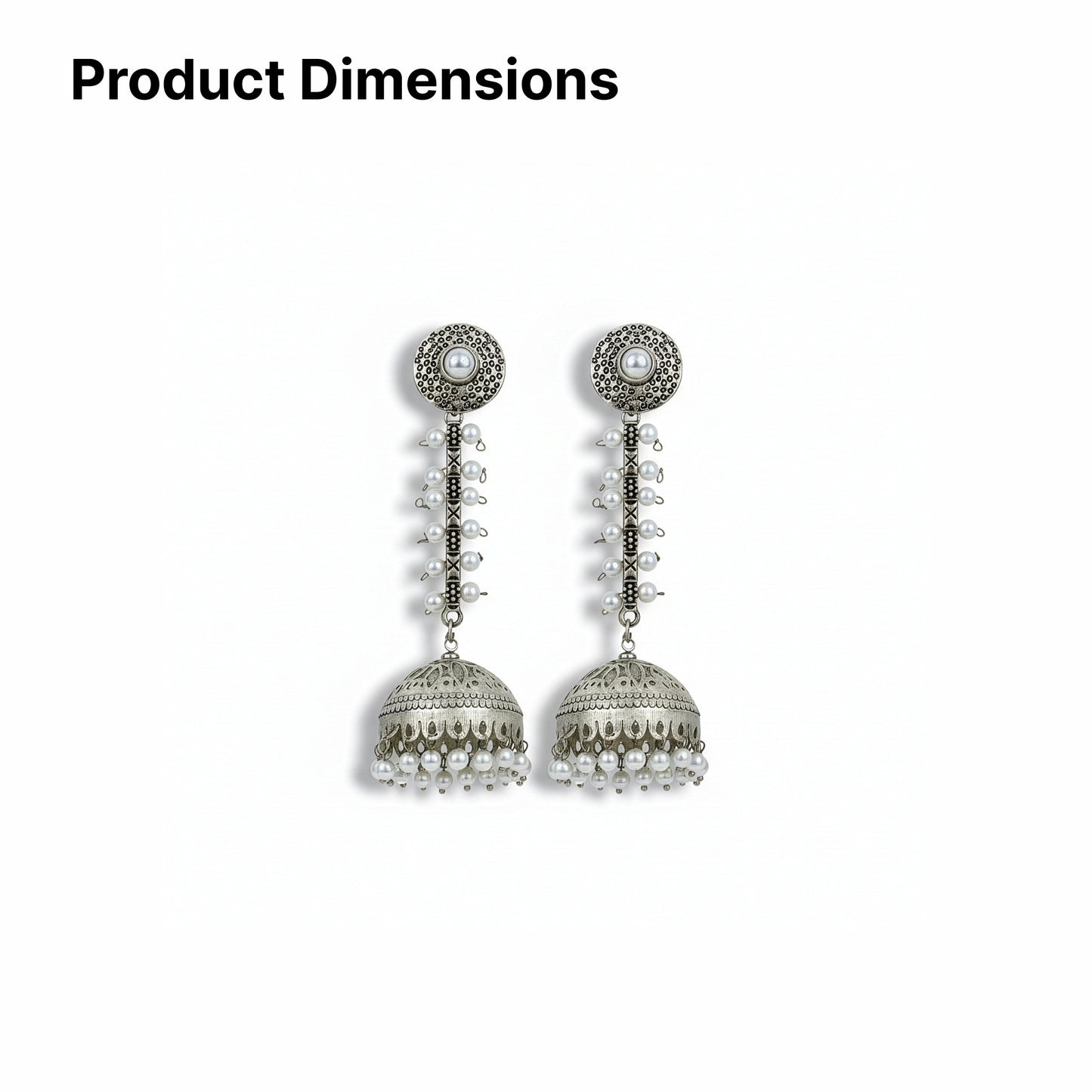 Yellow Chimes designer jhumkas - perfect for casual outings