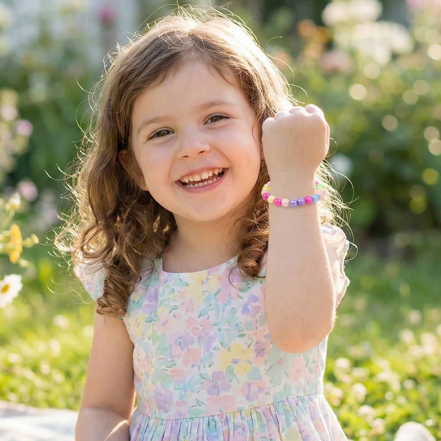 Yellow Chimes girls bracelet set - stylish accessories for kids