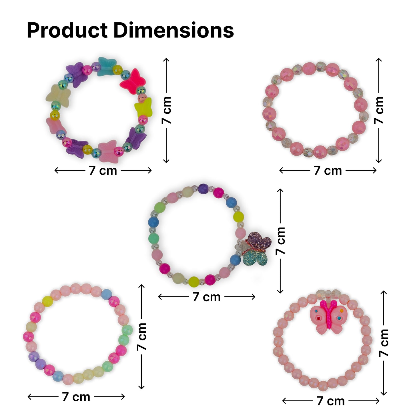 Yellow Chimes colorful beaded bracelets - versatile for any outfit