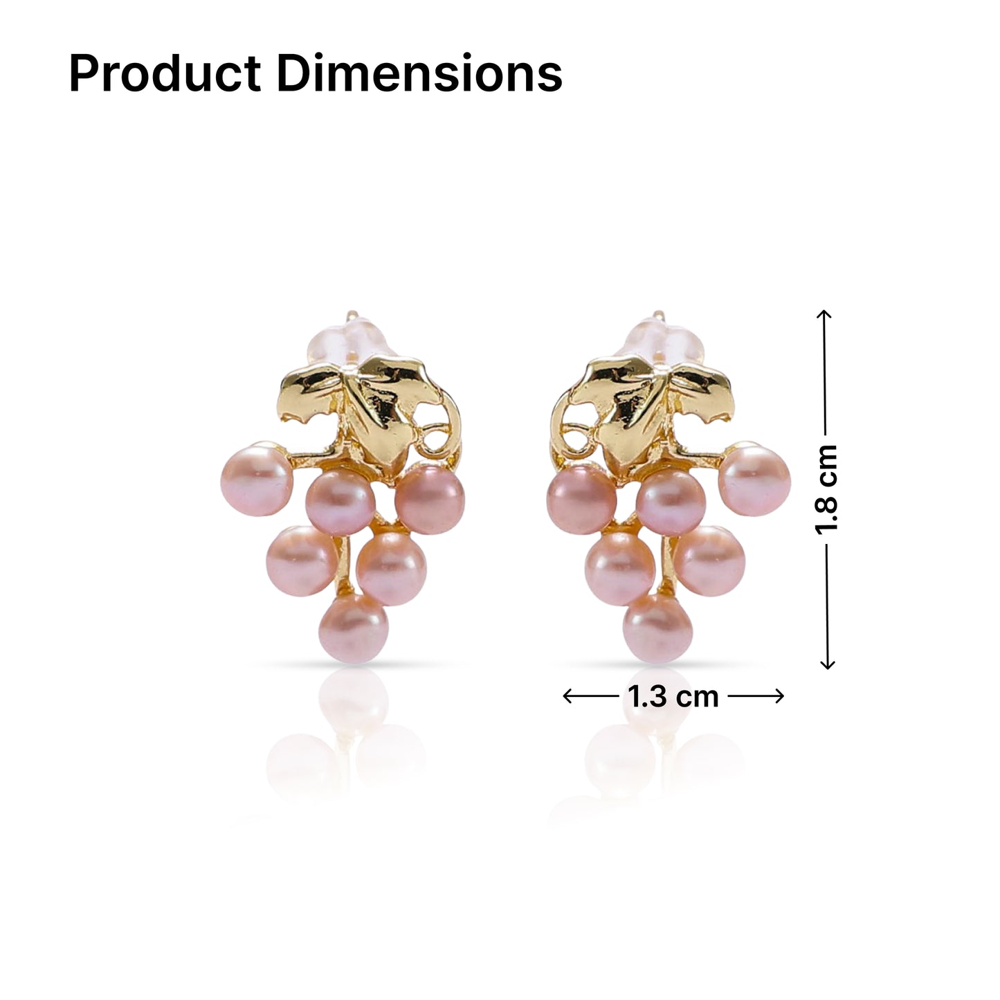 Yellow Chimes gold plated earrings - birthday gift