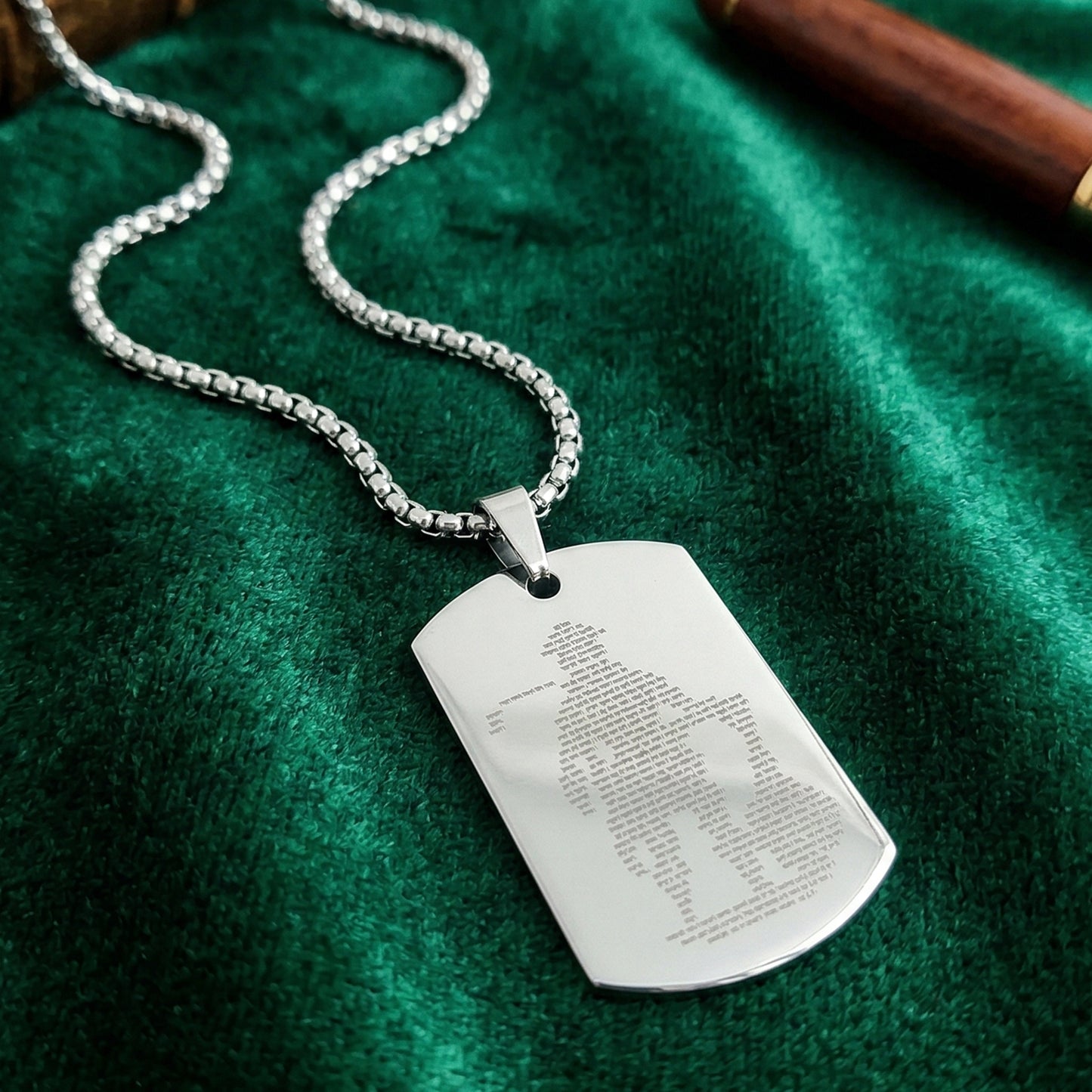 Yellow Chimes Hanuman Chalisa Pendant - Daily wear spiritual jewelry