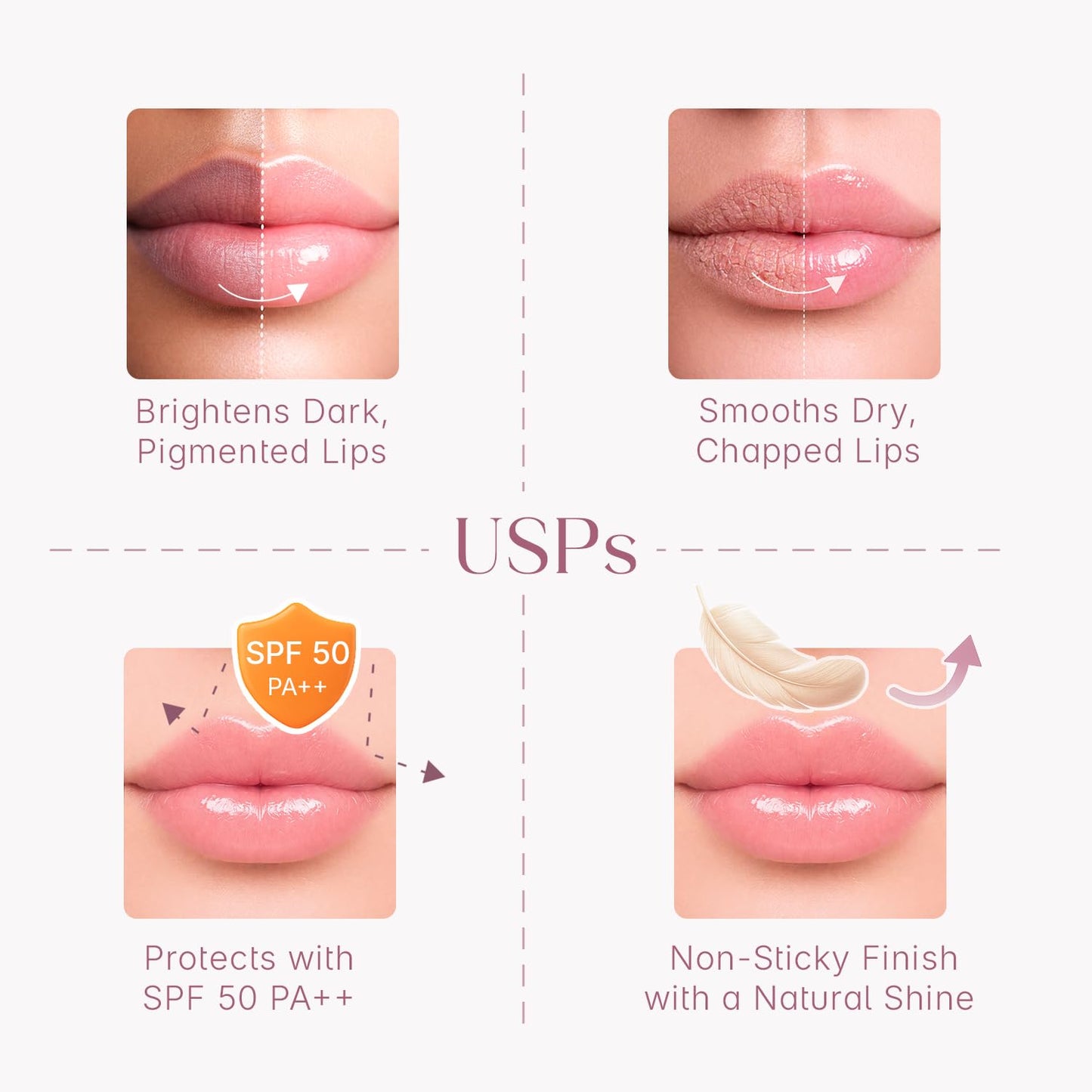 Seoul Skin brightening lip balm - nourishing and repairing lips