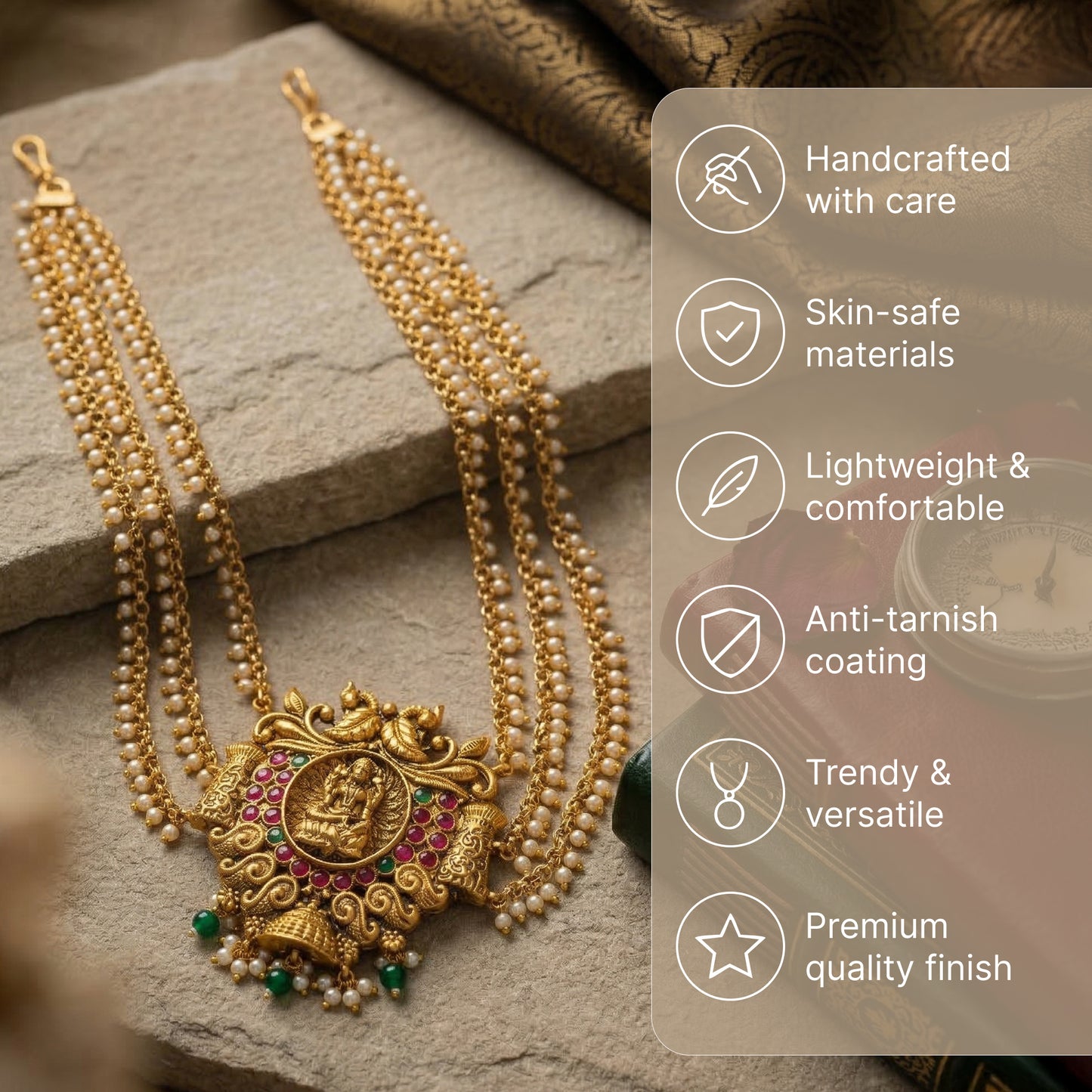 Yellow Chimes multicolor juda pin - wedding hair accessory