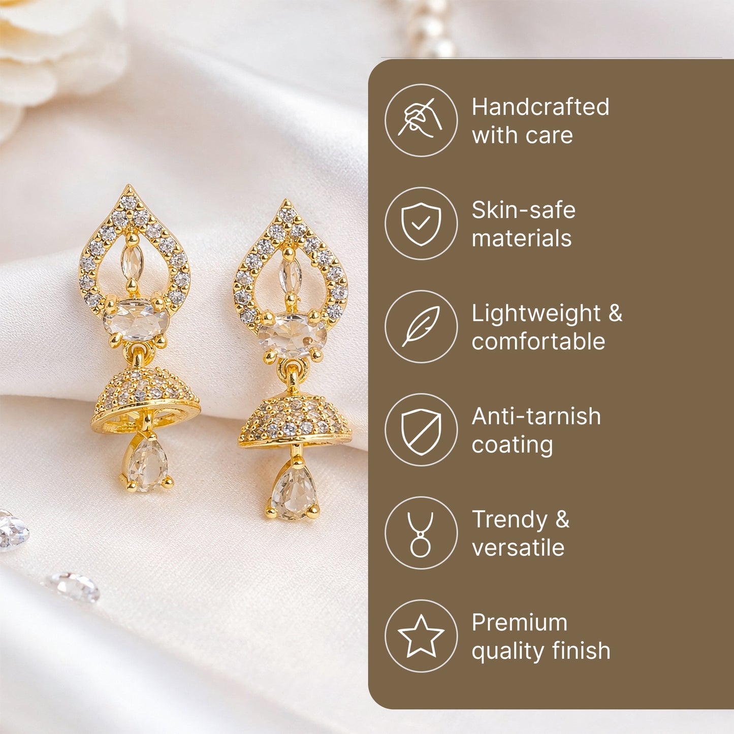 Yellow Chimes Pink Drop Earrings - Party Accessory