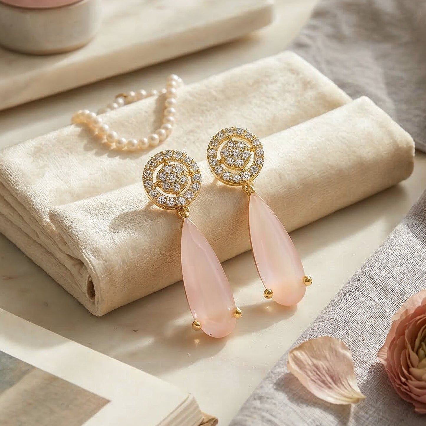 Yellow Chimes Silver Plated Earrings - Elegant Look