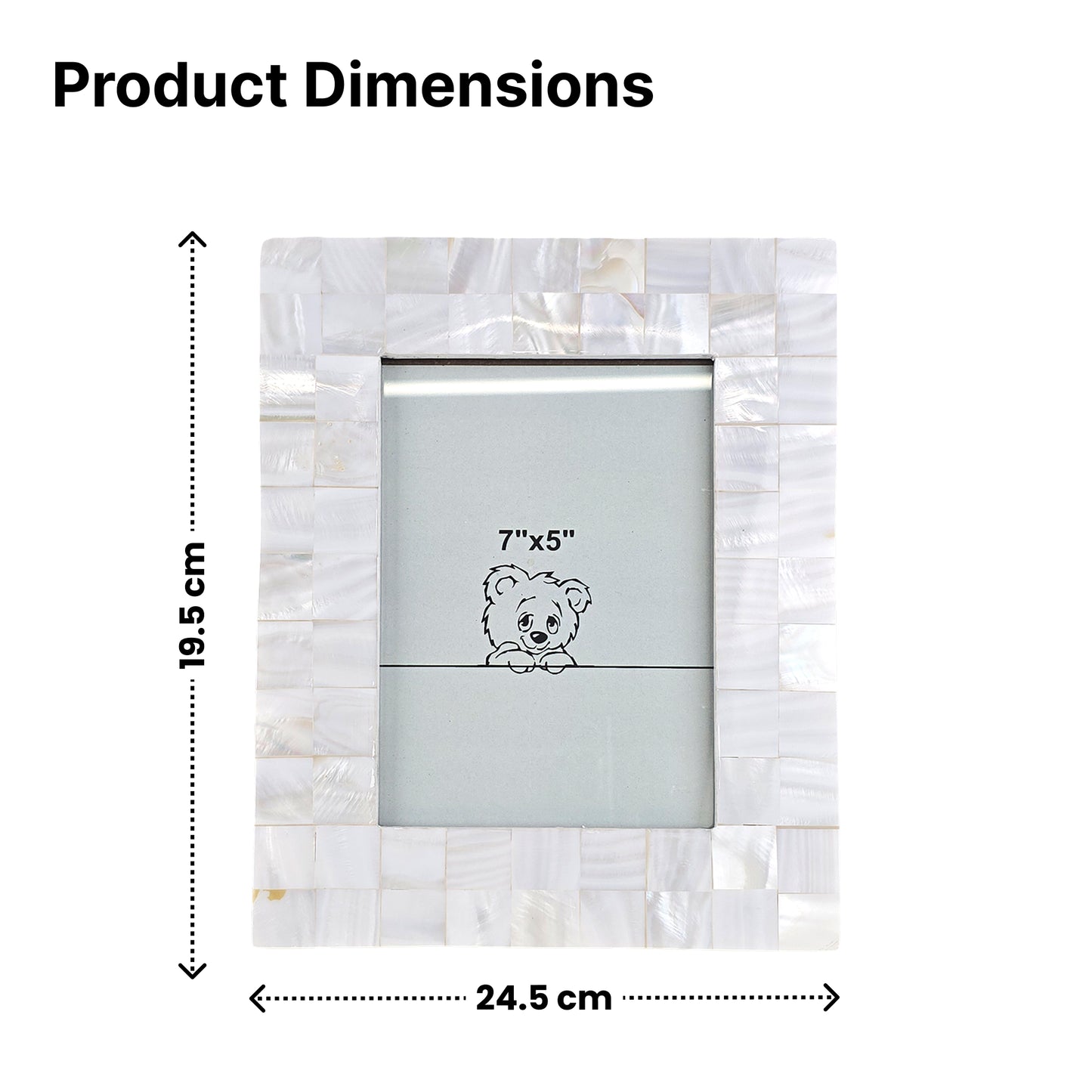 The Better Home Mother of Pearl Frame - Decorative Office Décor