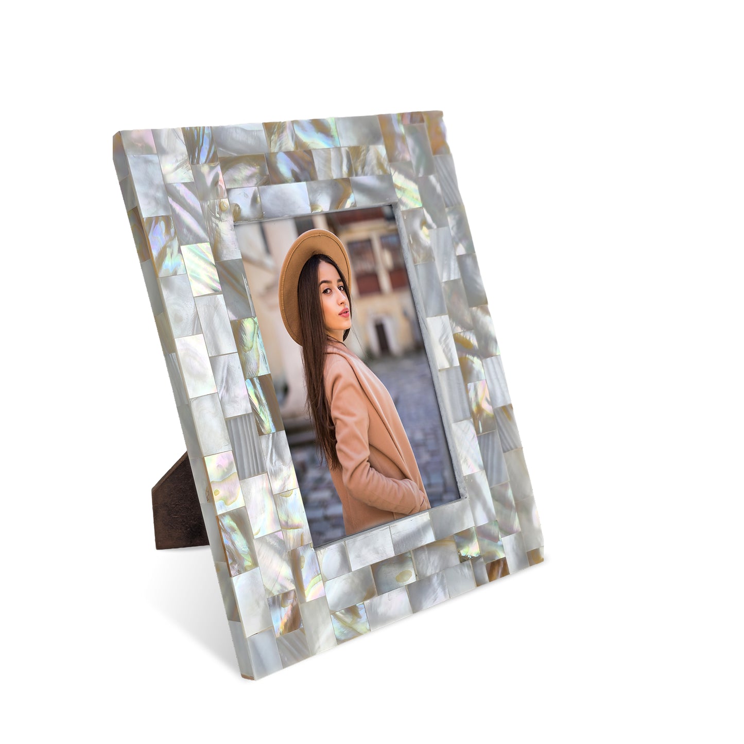 The Better Home Mother of Pearl Gold Photo Frame - stylish home accessory